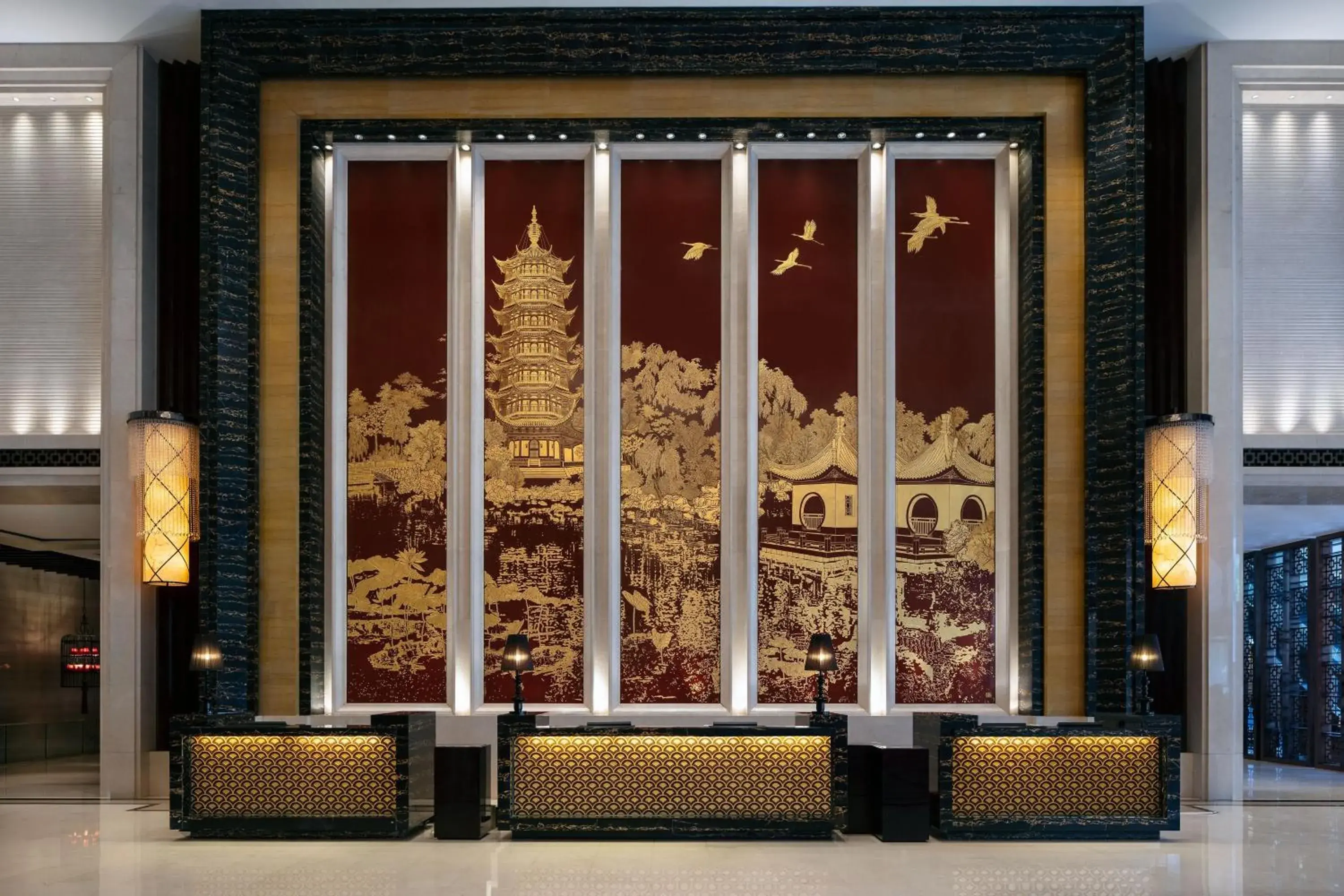 Lobby or reception in Sheraton Changzhou Xinbei Hotel