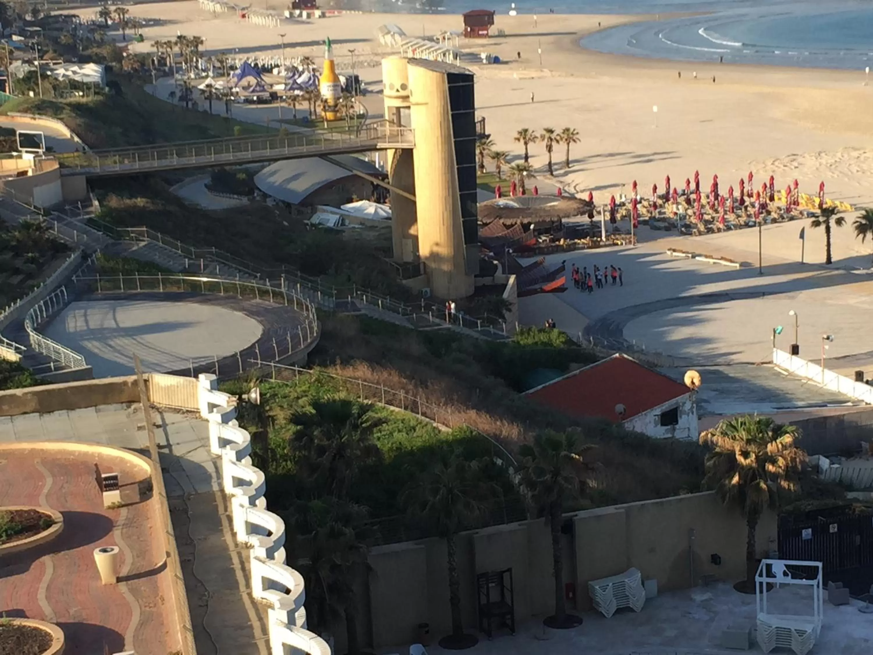Pool view in Raphael Apartments