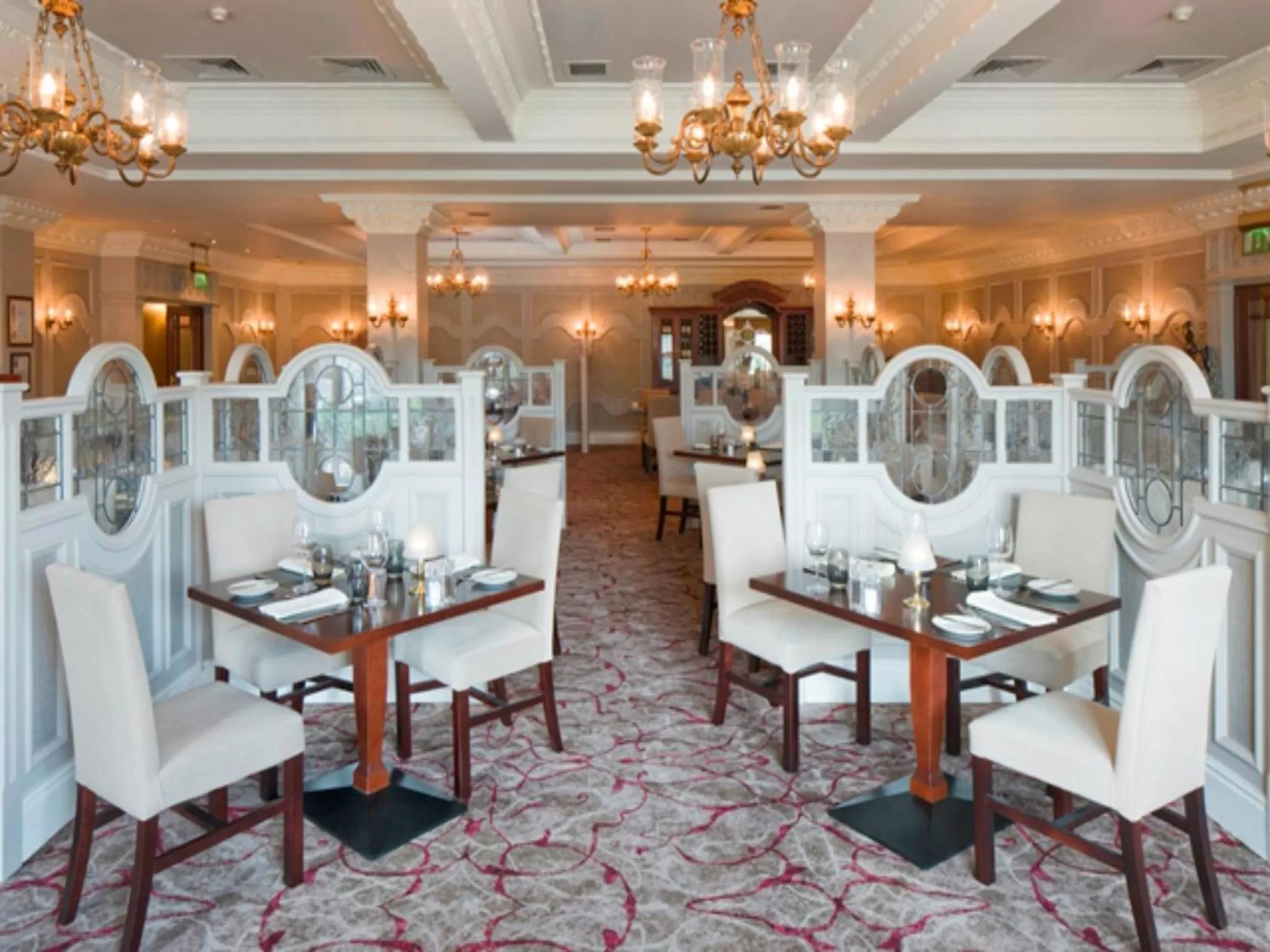 Dining area in Canal Court