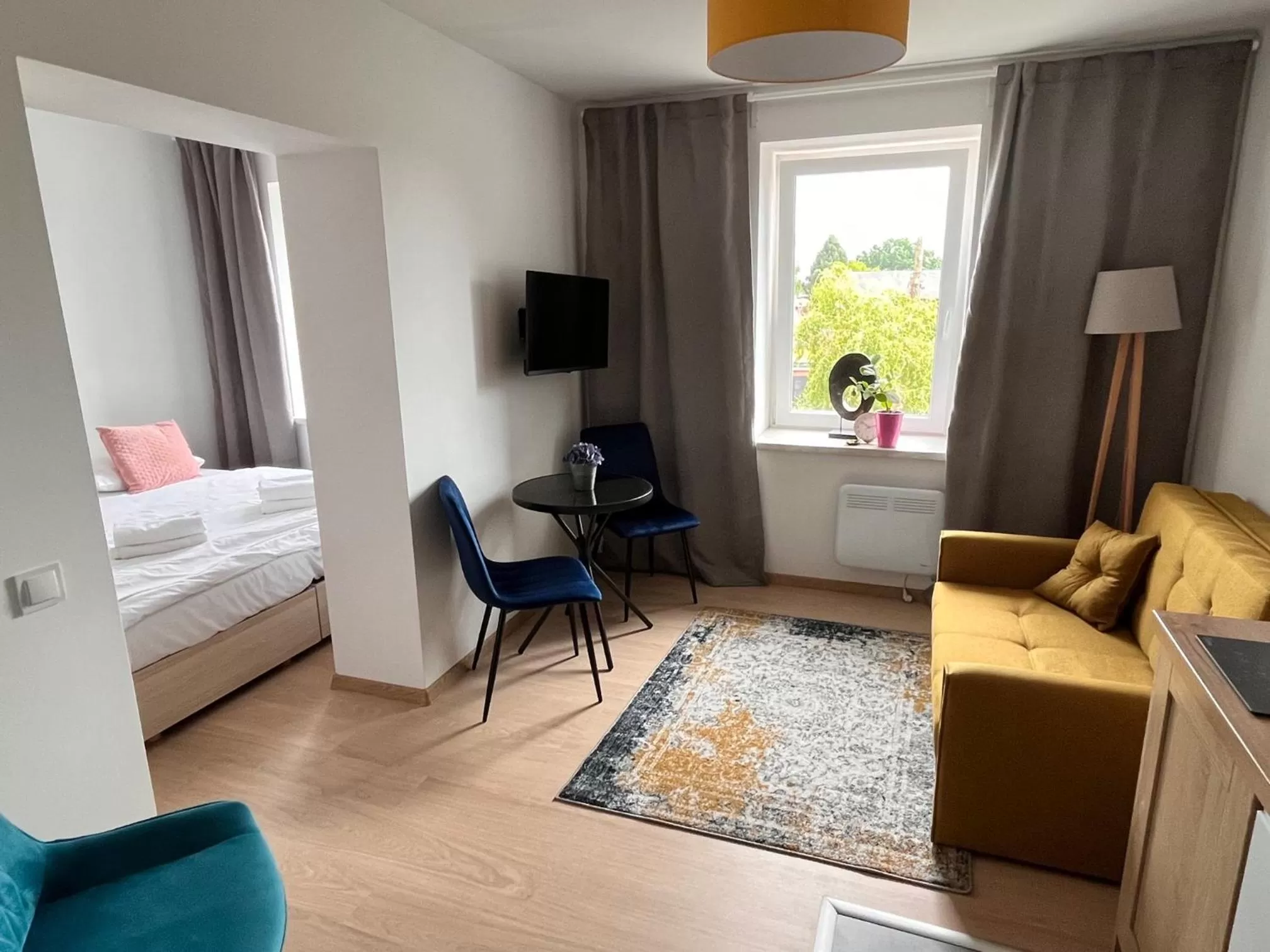 Living room, Bed in 3 Budget Stay Apartments