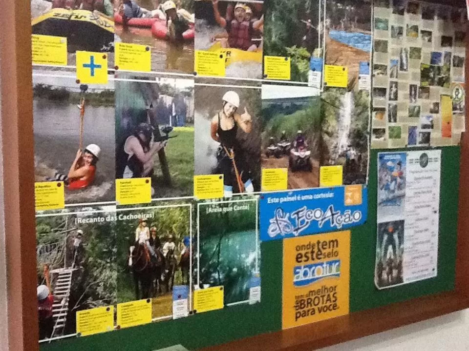 Lobby or reception in Pousada Alvorada Brotas - e agendamento das atividades turísticas