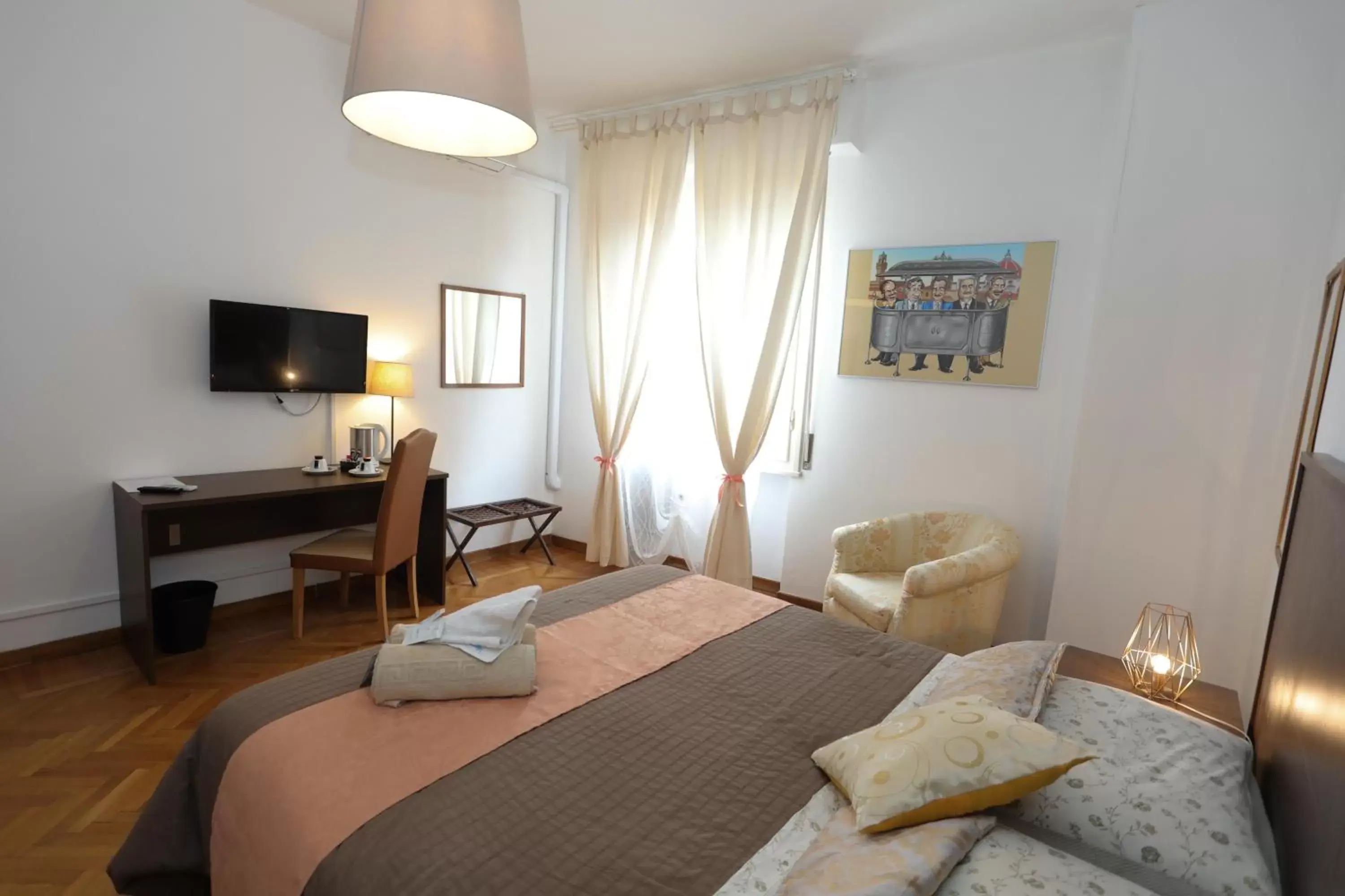 Bedroom, Bed in Soggiorno La Coccinella