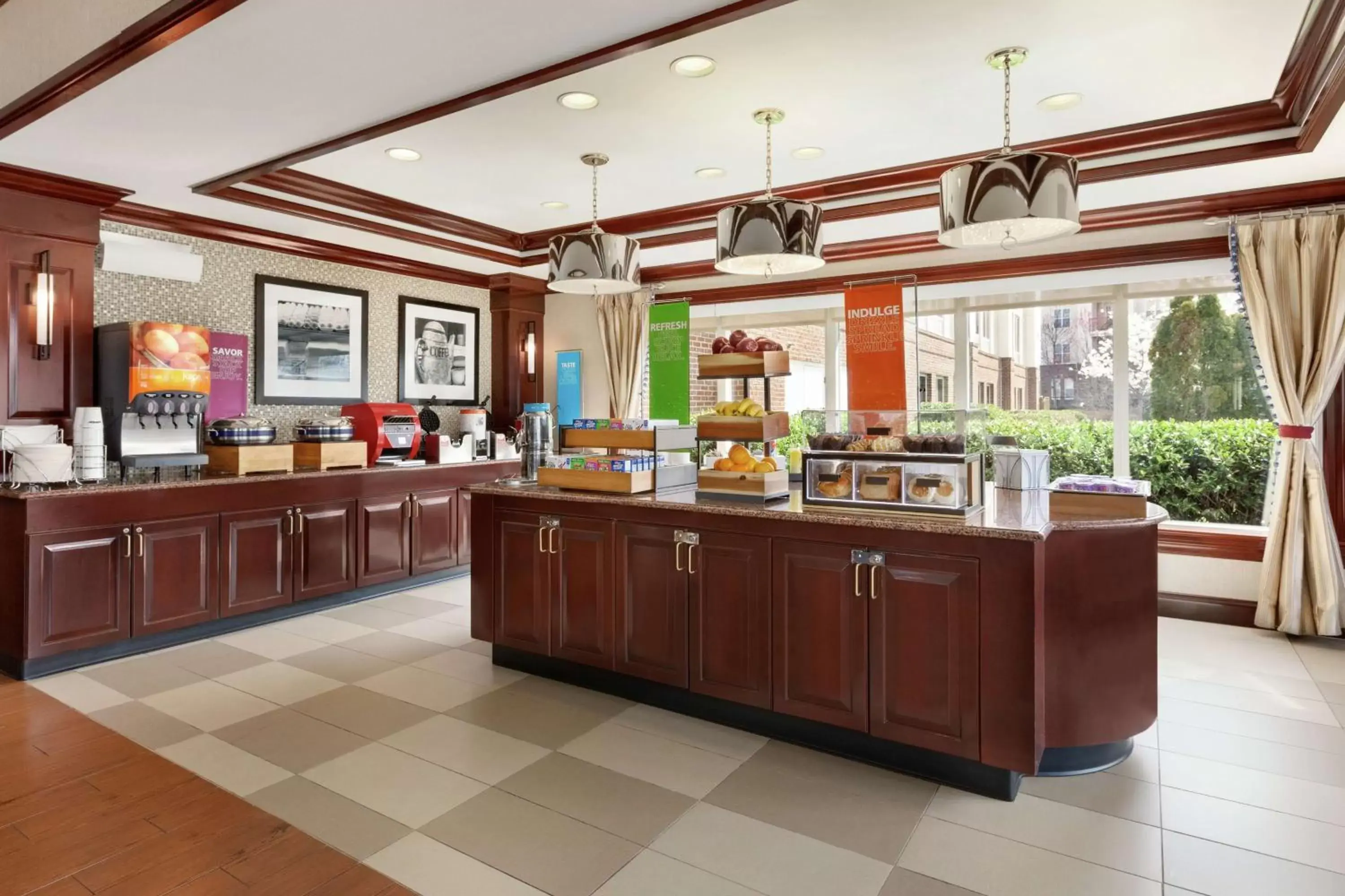 Dining area, Restaurant/Places to Eat in Hampton Inn Dulles/Cascades