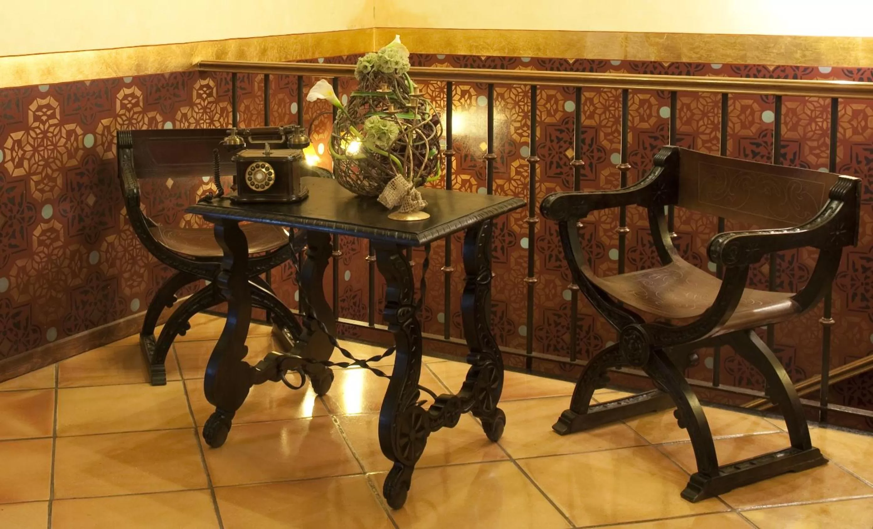 Decorative detail in Jardin de la Abadia, Arroyo de la Encomienda