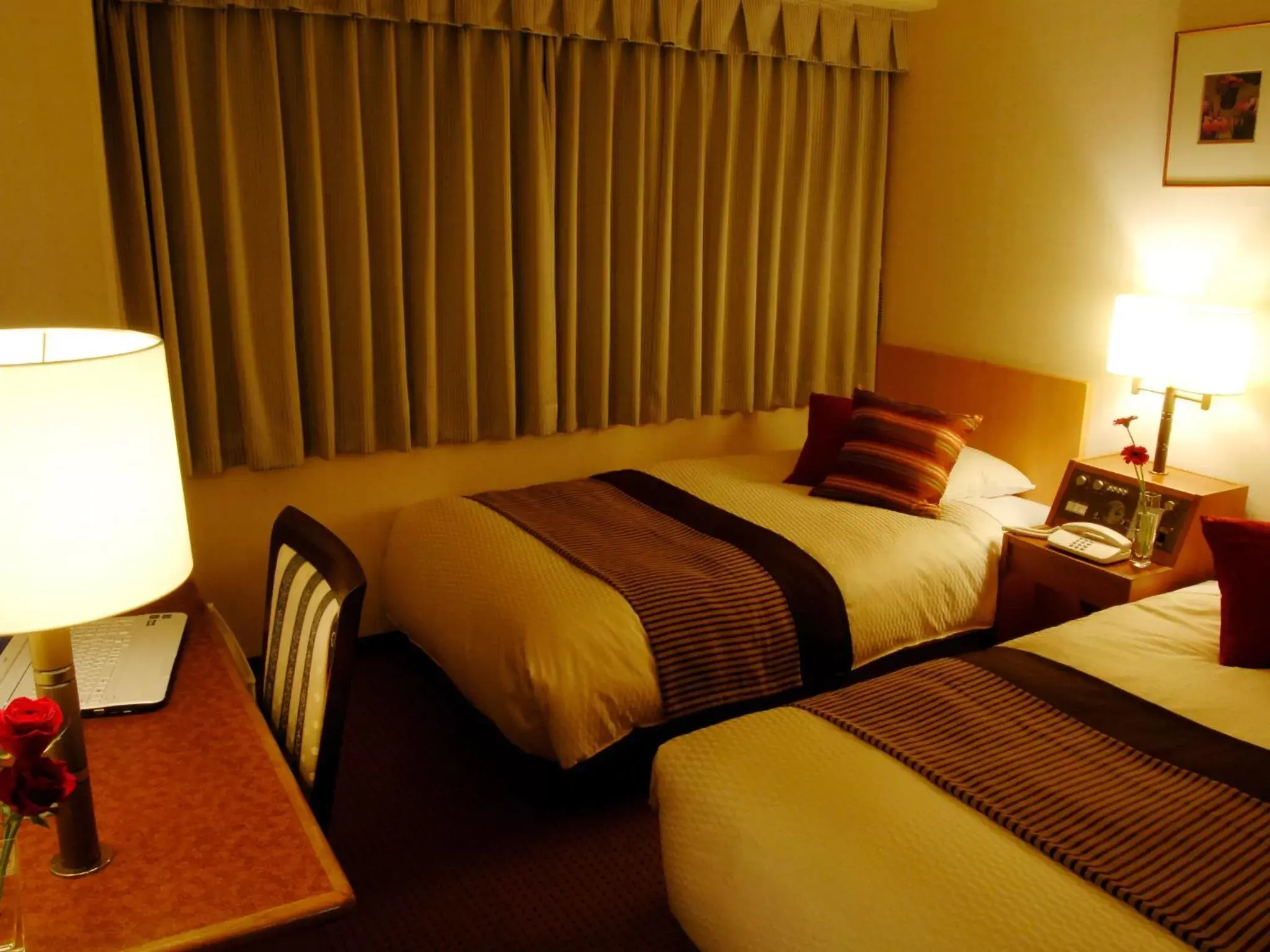 Bed in Central Hotel Yokosuka