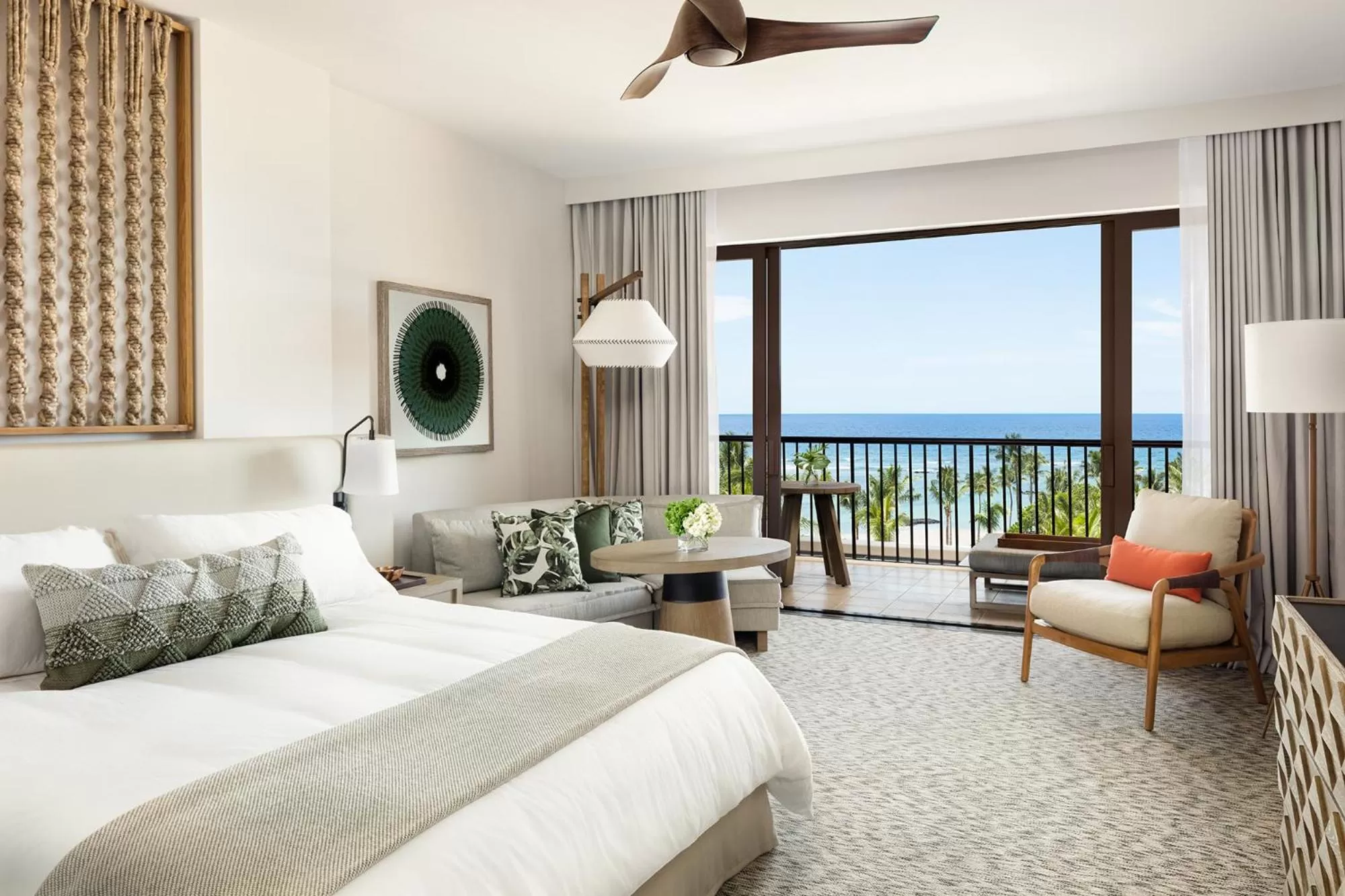 Ocean View King Suite Hearing Accessible in Mauna Lani, Auberge Collection