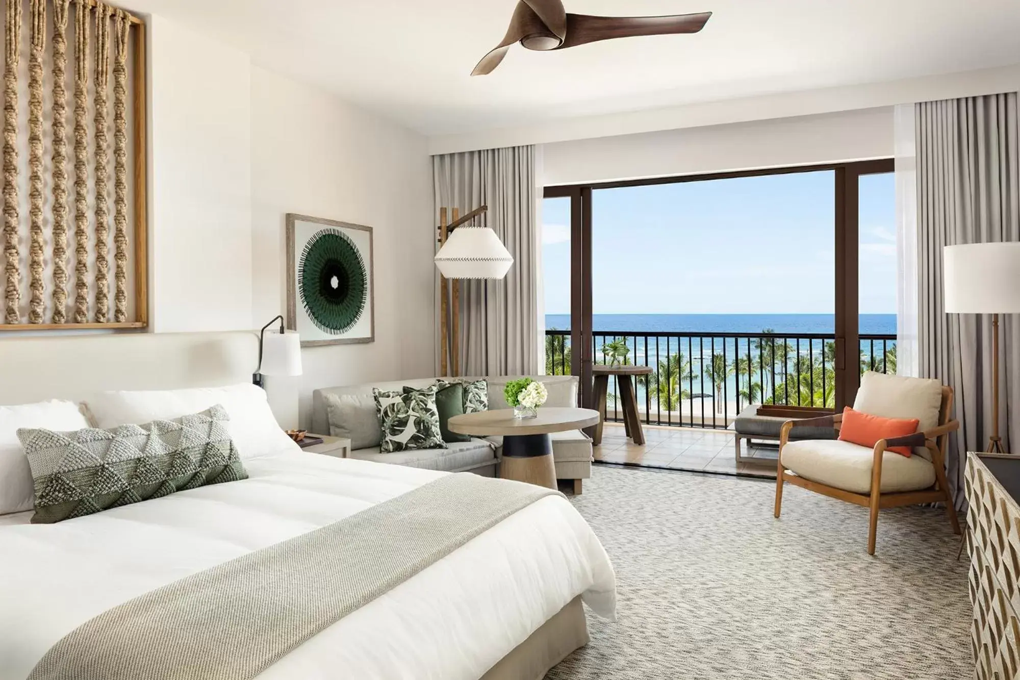 Ocean View King Suite Hearing Accessible in Mauna Lani, Auberge Resorts Collection