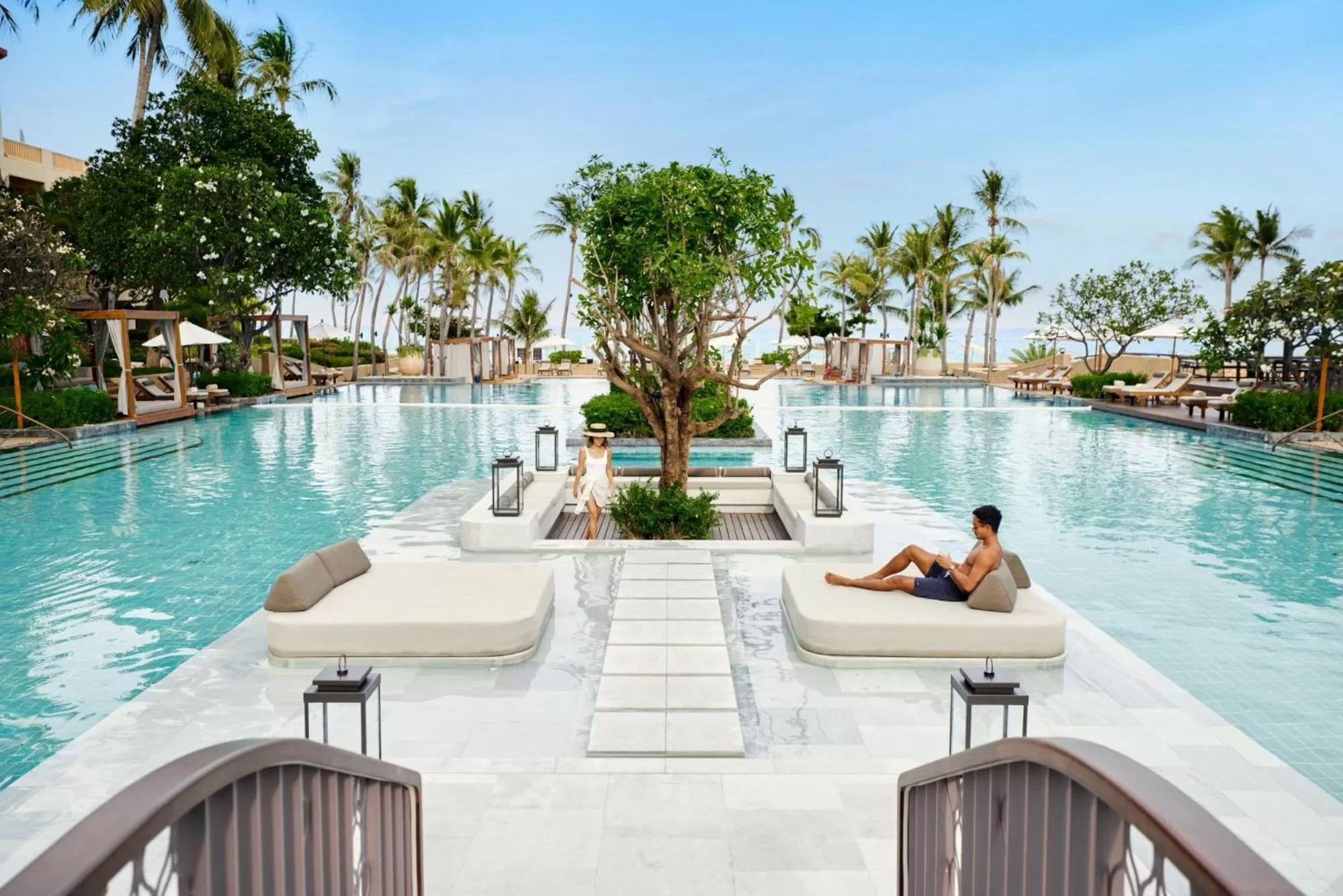 Swimming pool in Dusit Thani Hua Hin