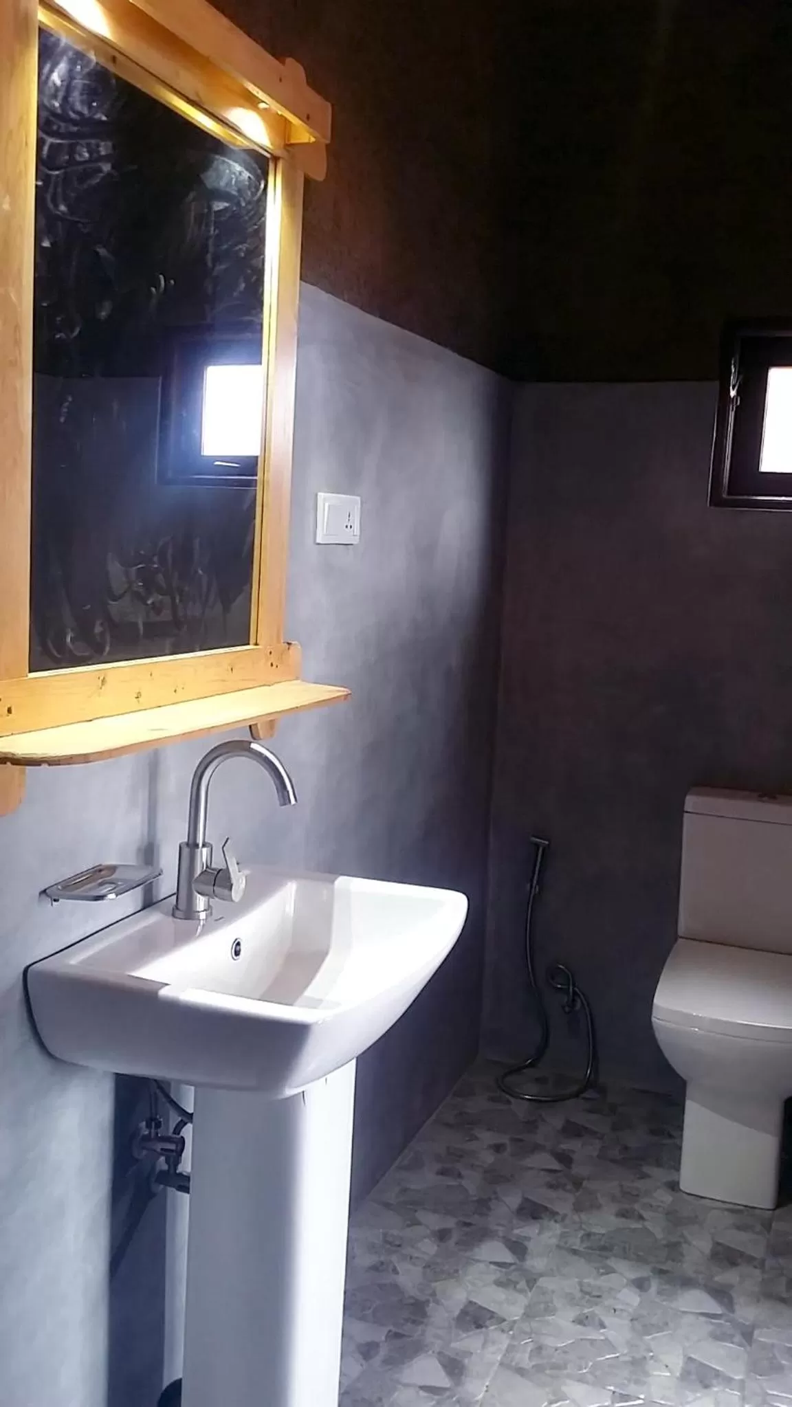 Bathroom in Saffron Eco Cottage