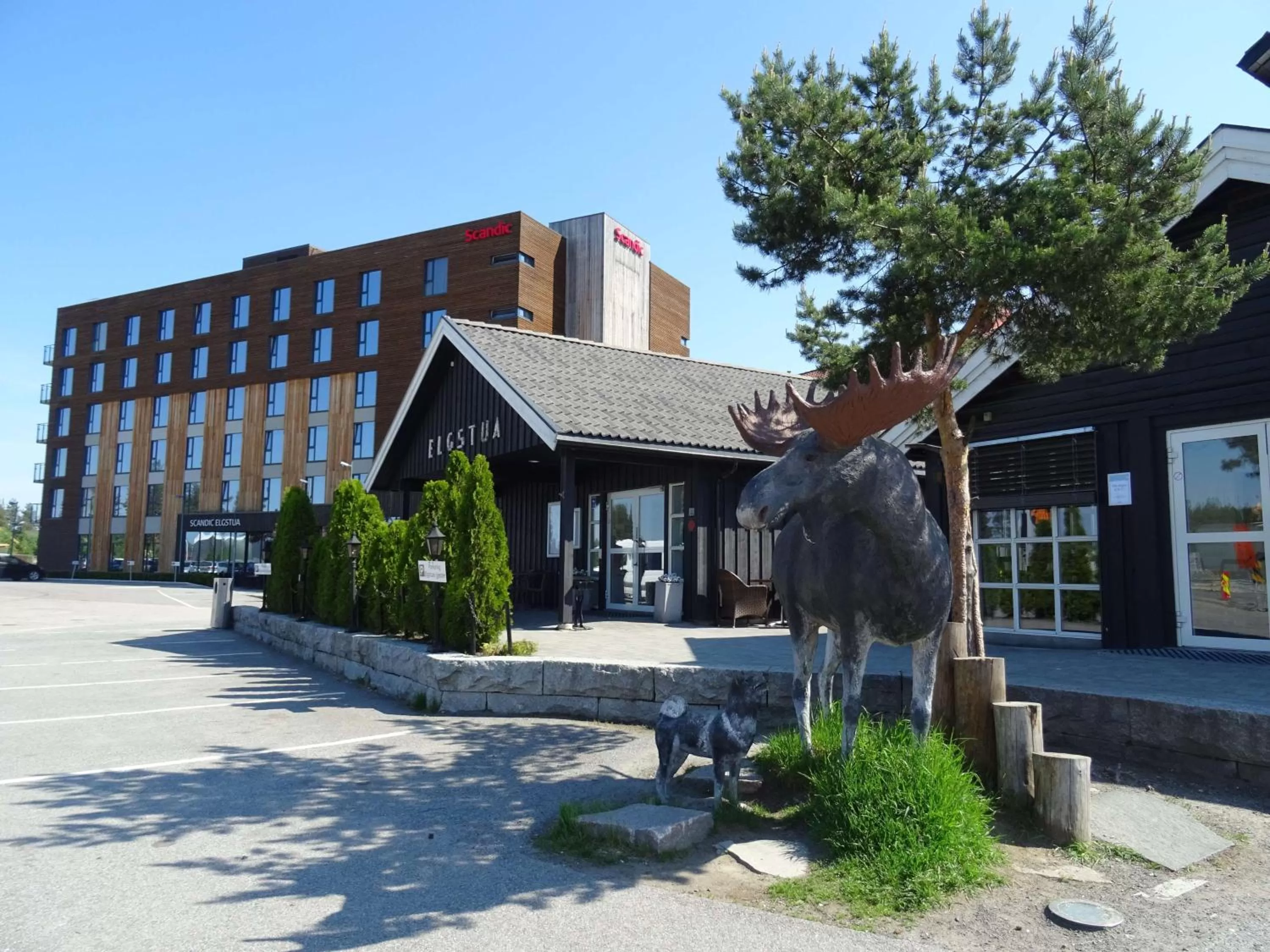 Property building in Thon Partner Elgstua Hotel