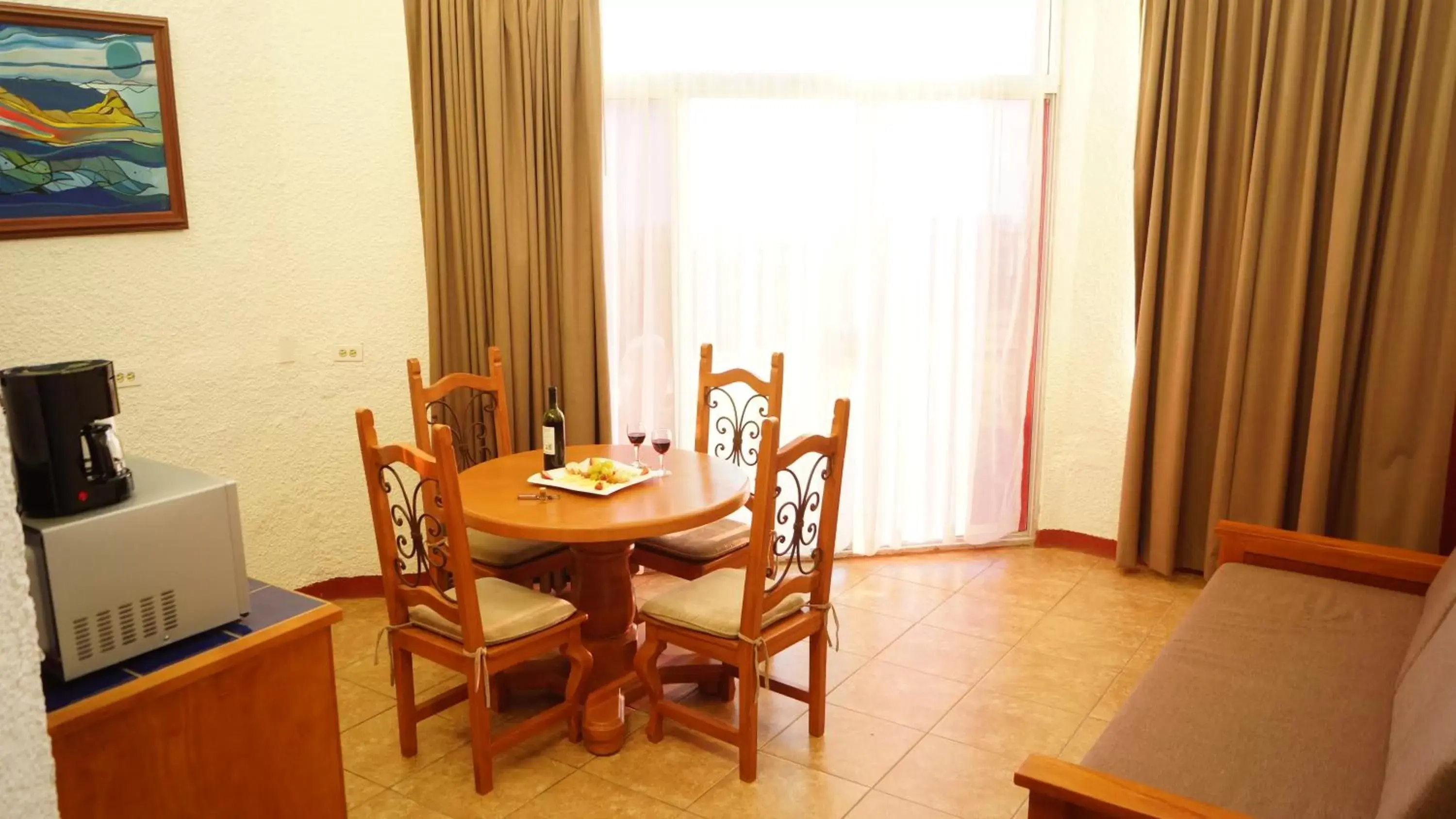 Living room, Dining Area in Puerto Nuevo Baja Hotel & Villas