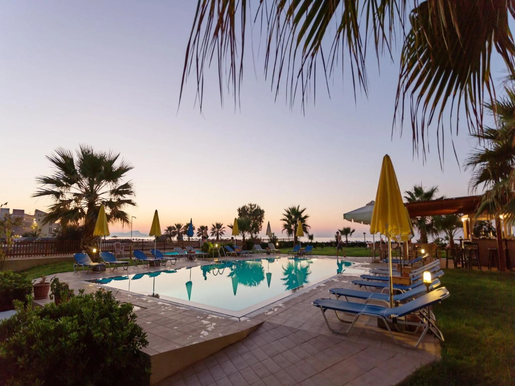 Swimming pool in Ilian Beach & Apartments