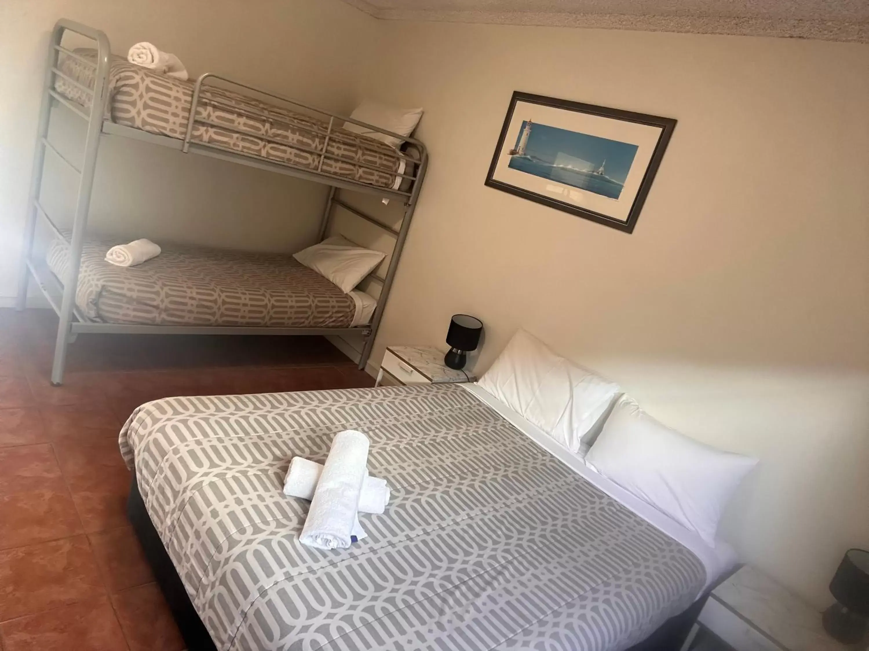 Bed in Jurien Bay Hotel Motel