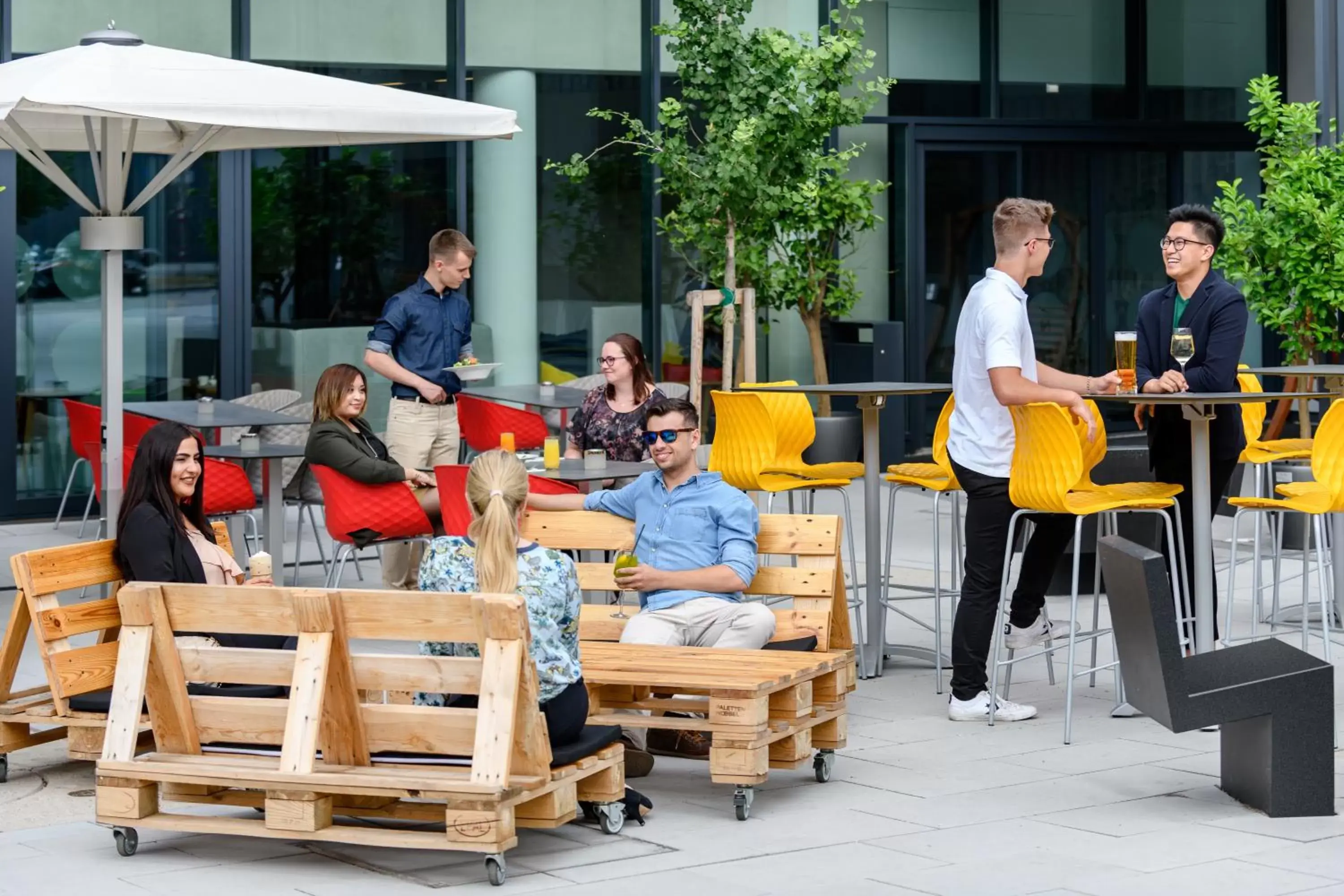 Balcony/Terrace in Novotel Wien Hauptbahnhof