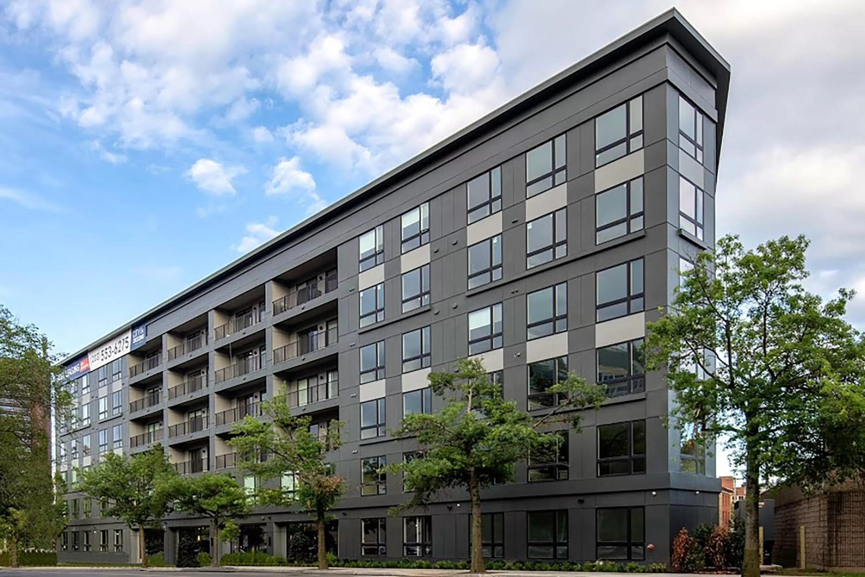 Facade/entrance in Luxury Furnished Apartments by Hyatus Downtown at Yale