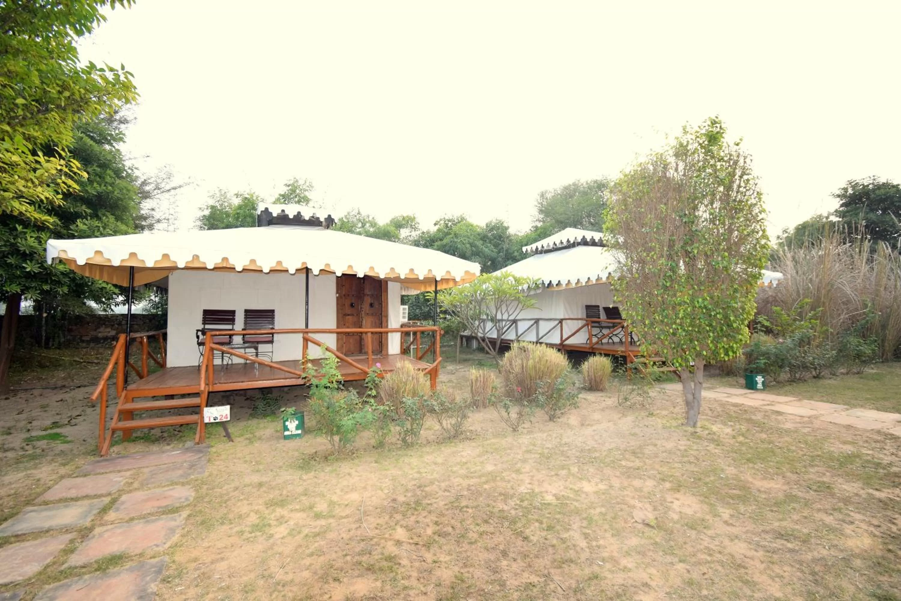 Garden in Sultan Bagh Resort by The Sky Imperial