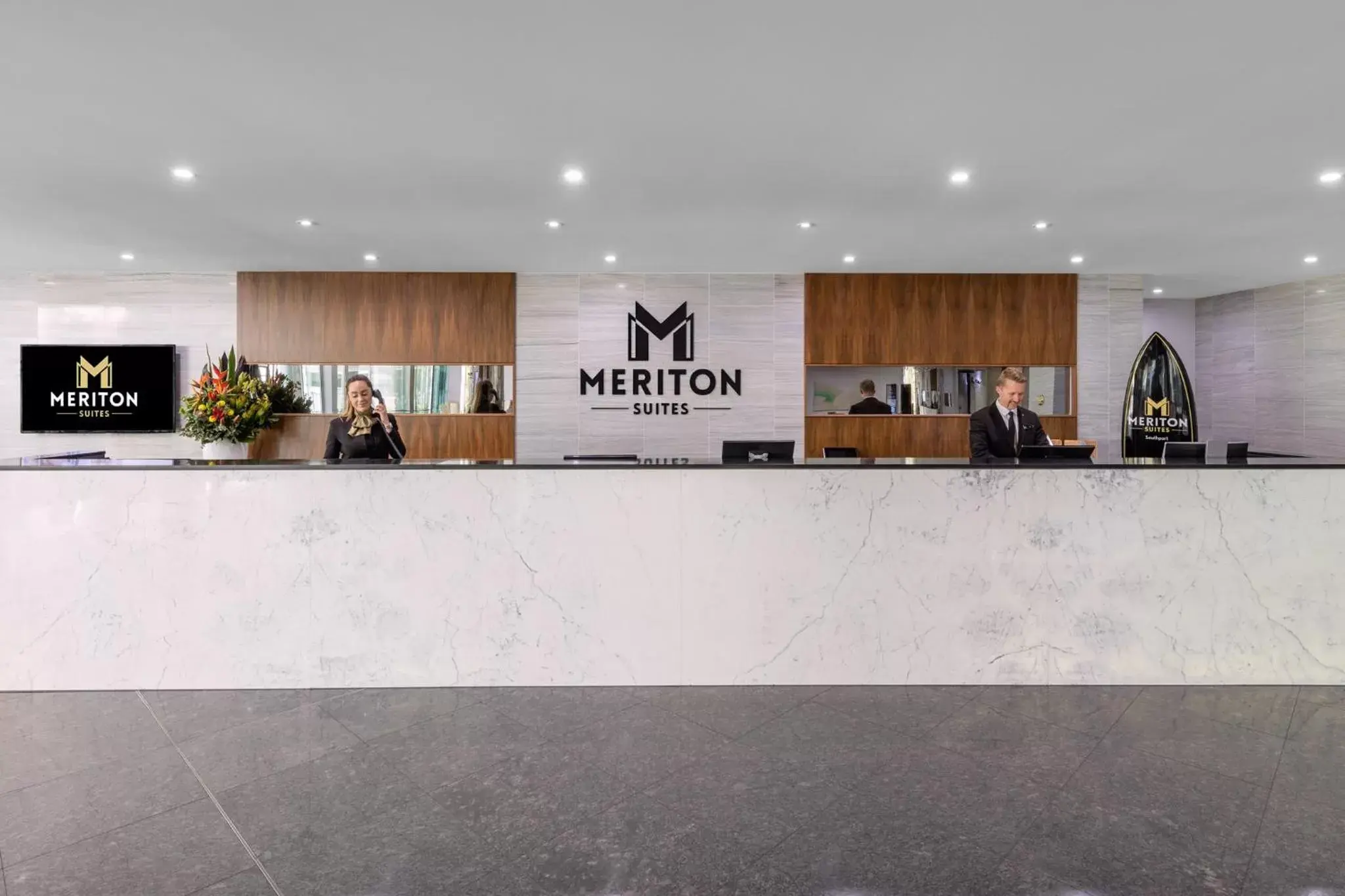Lobby or reception in Meriton Suites Southport