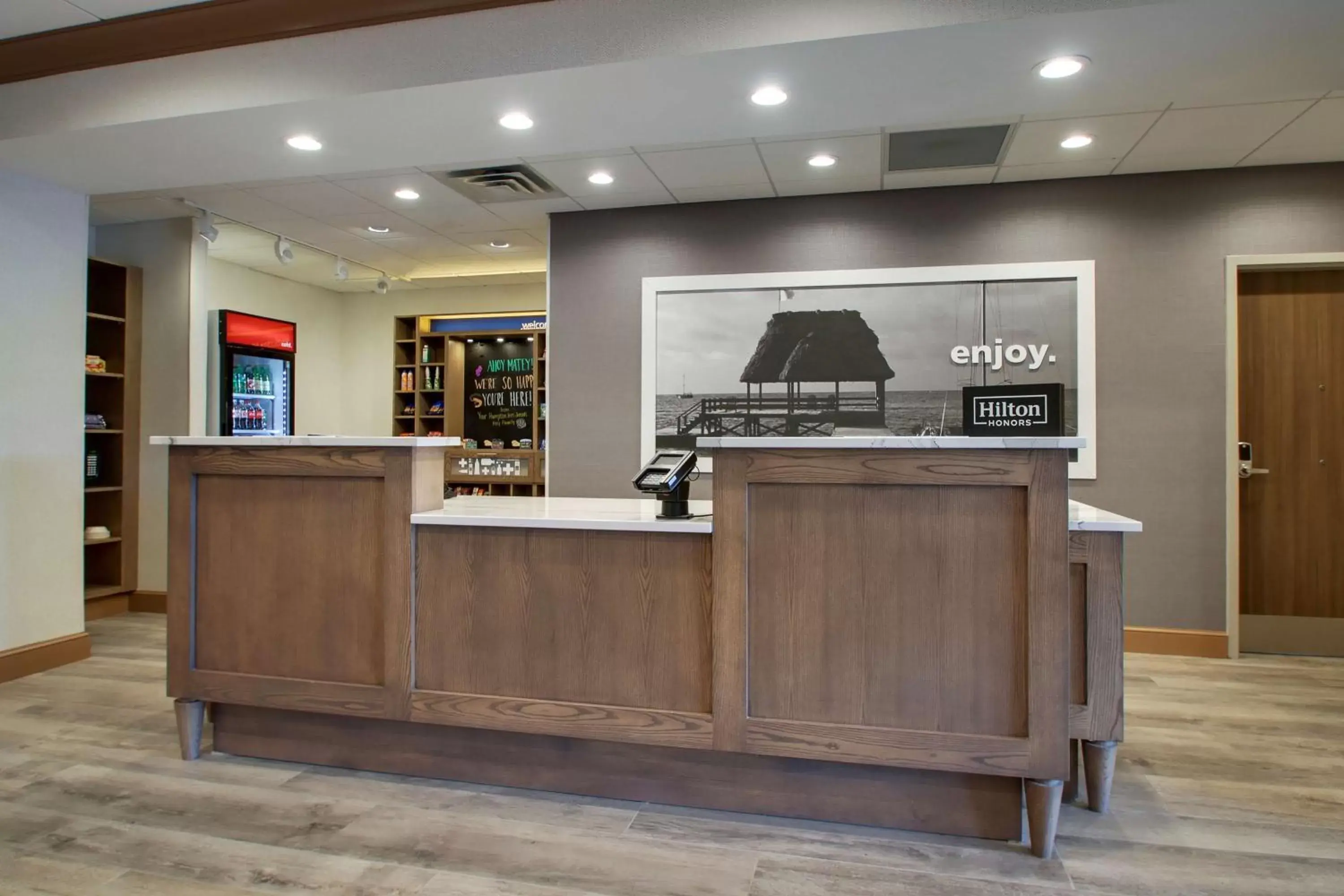 Lobby or reception, Lobby/Reception in Hampton Inn Sneads Ferry Topsail Beach