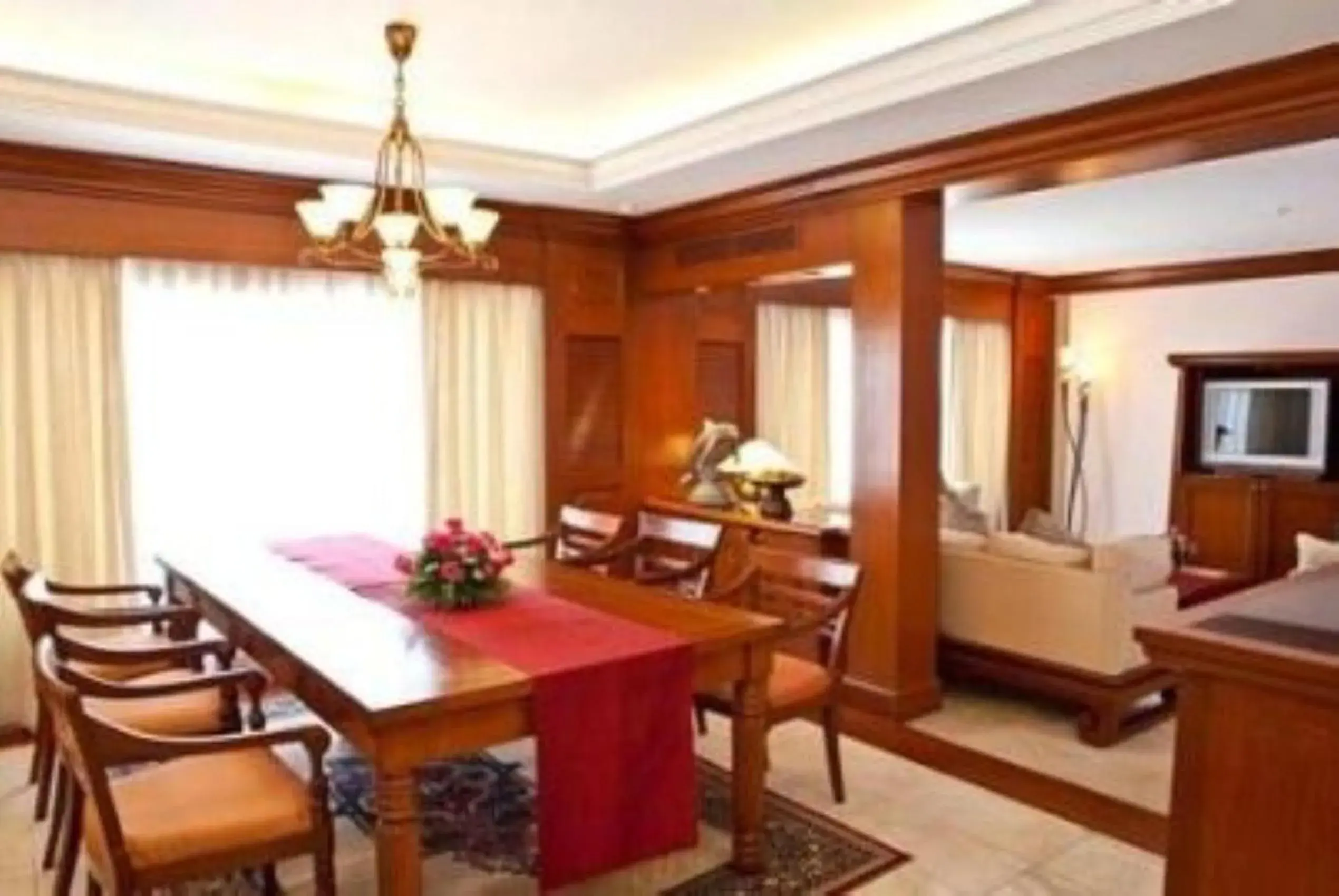 Living room in Hotel Cambodiana