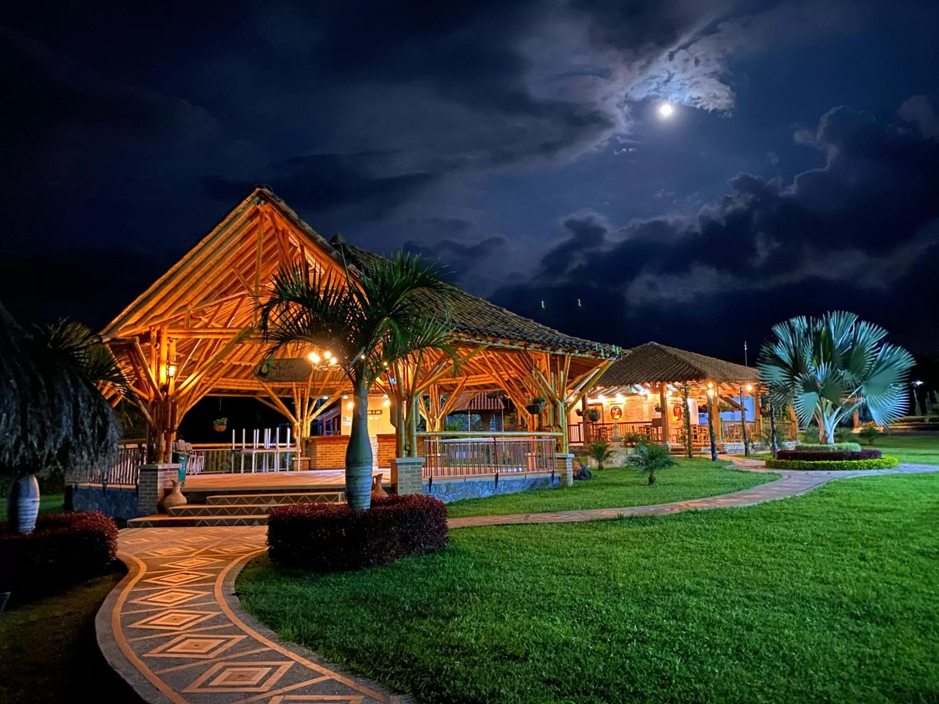 Lounge or bar, Property Building in La Victoria Hotel Campestre