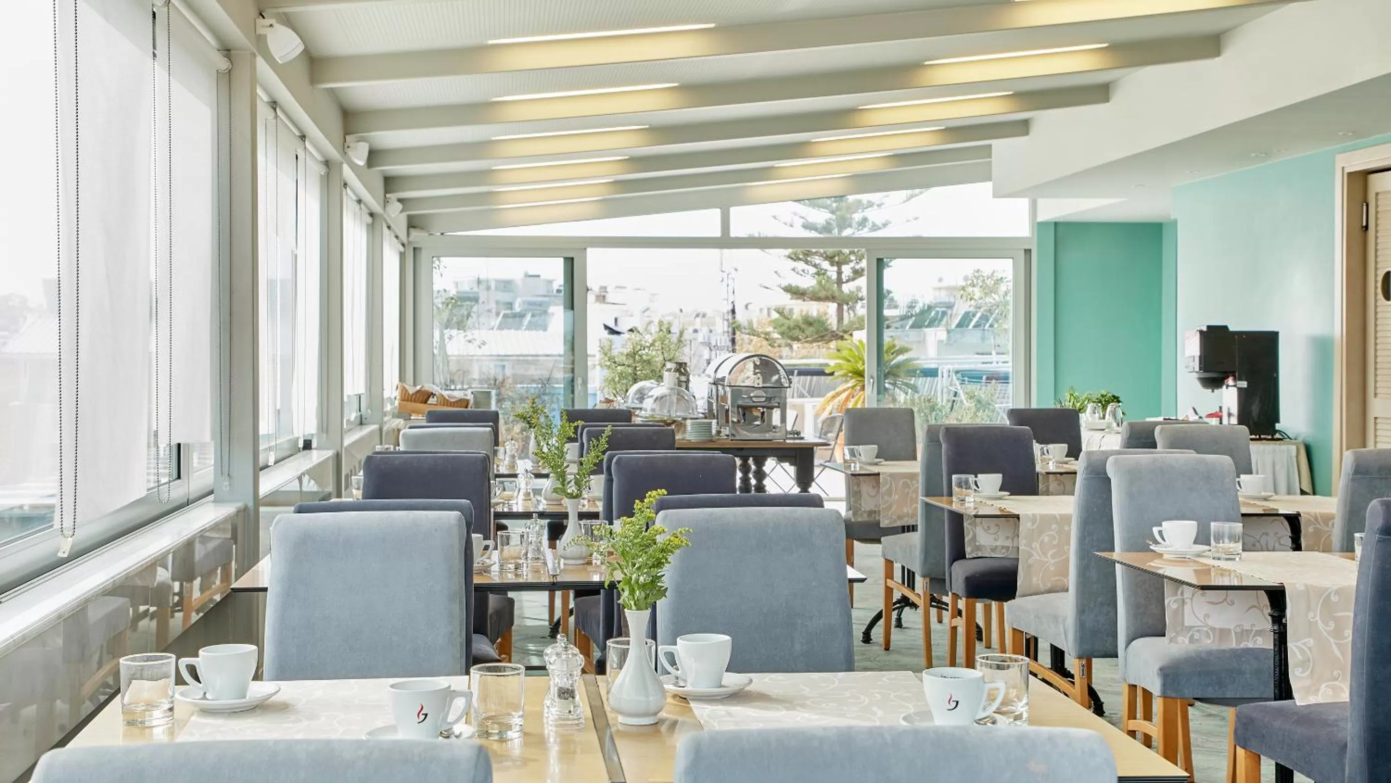 Buffet breakfast in Dioni Boutique Hotel