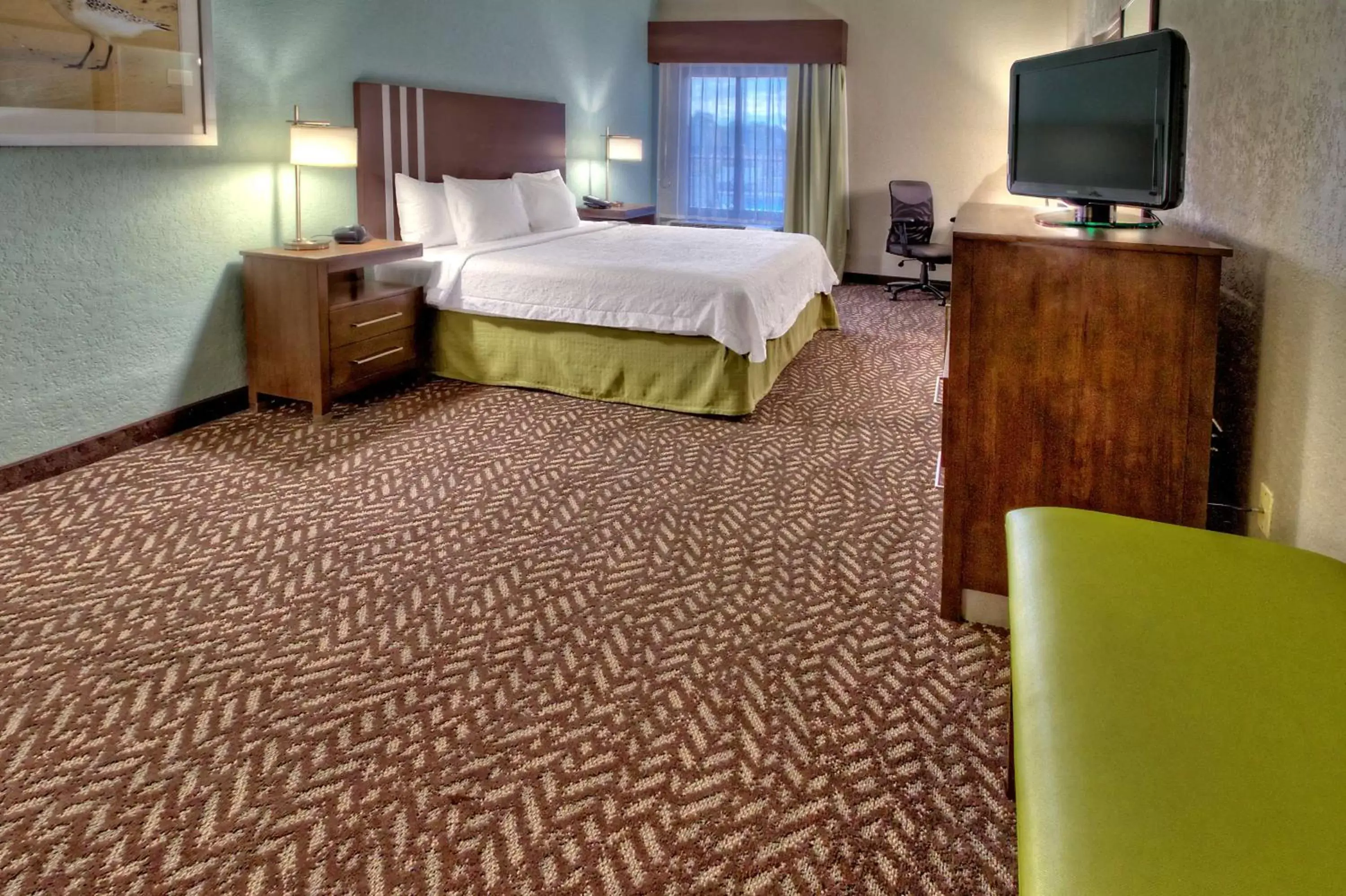 Bed in Hampton Inn Beaufort Bed in Hampton Inn Beaufort