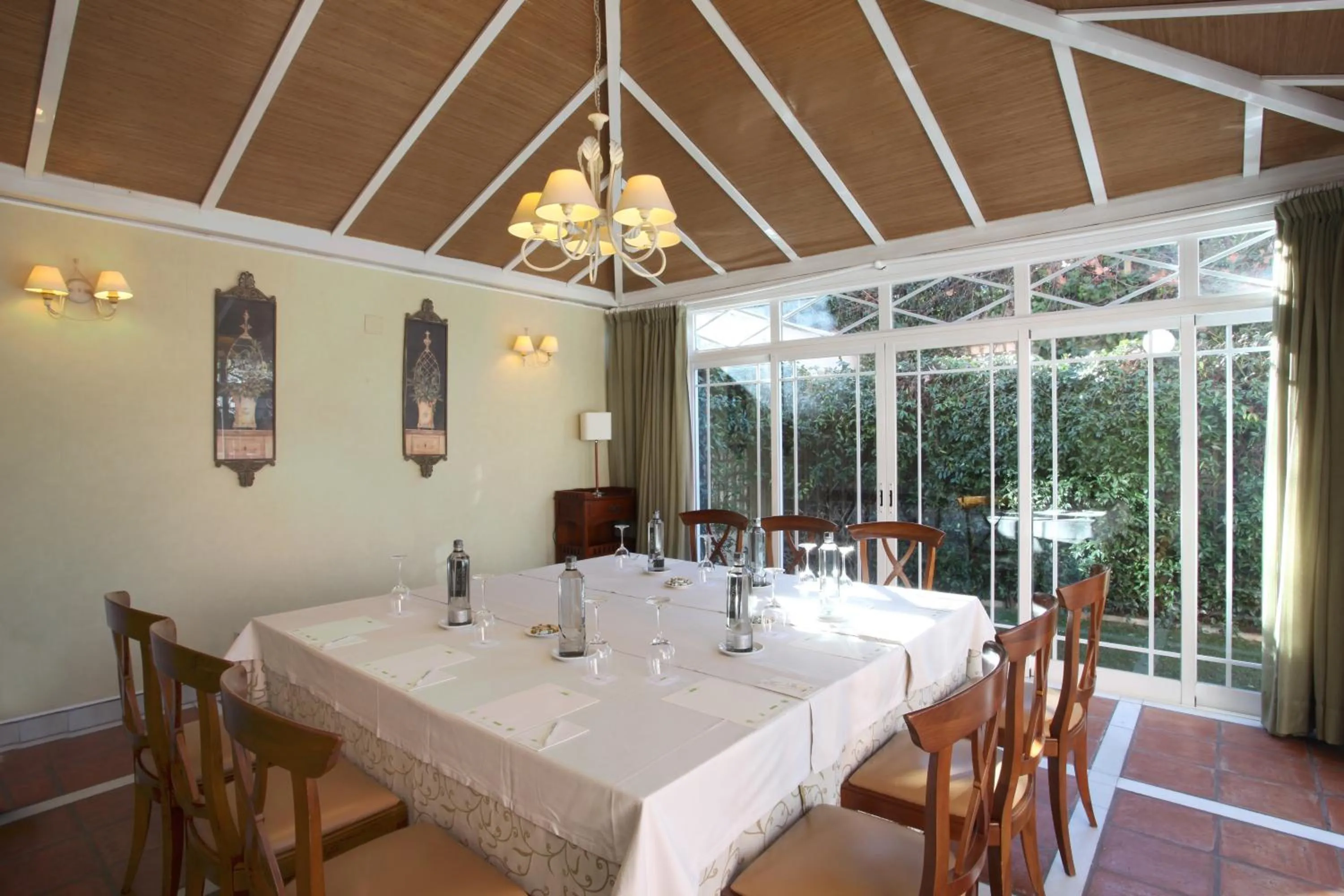 Dining area in La Quinta de los Cedros
