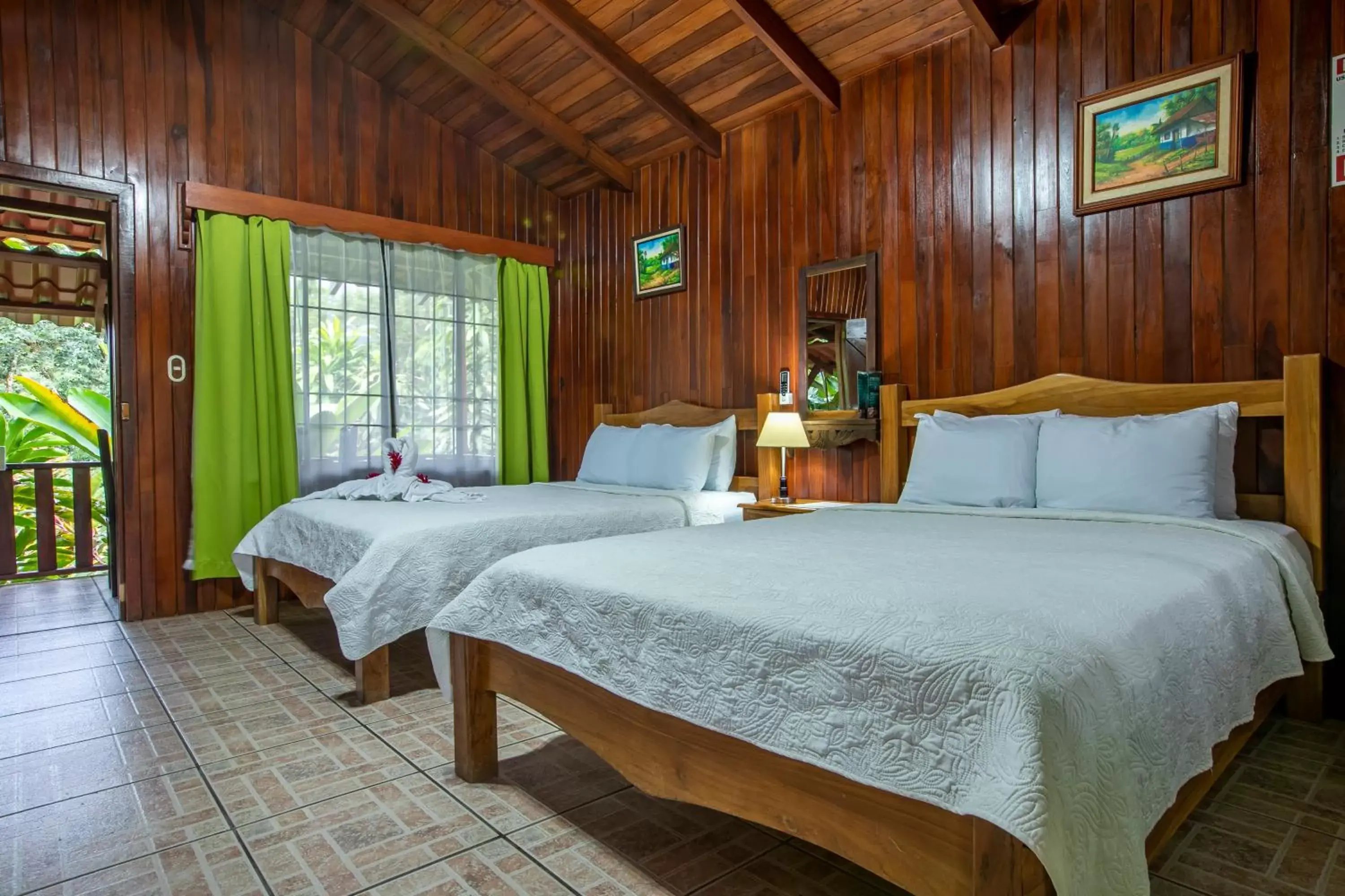 Bed in Hotel Rancho Cerro Azul