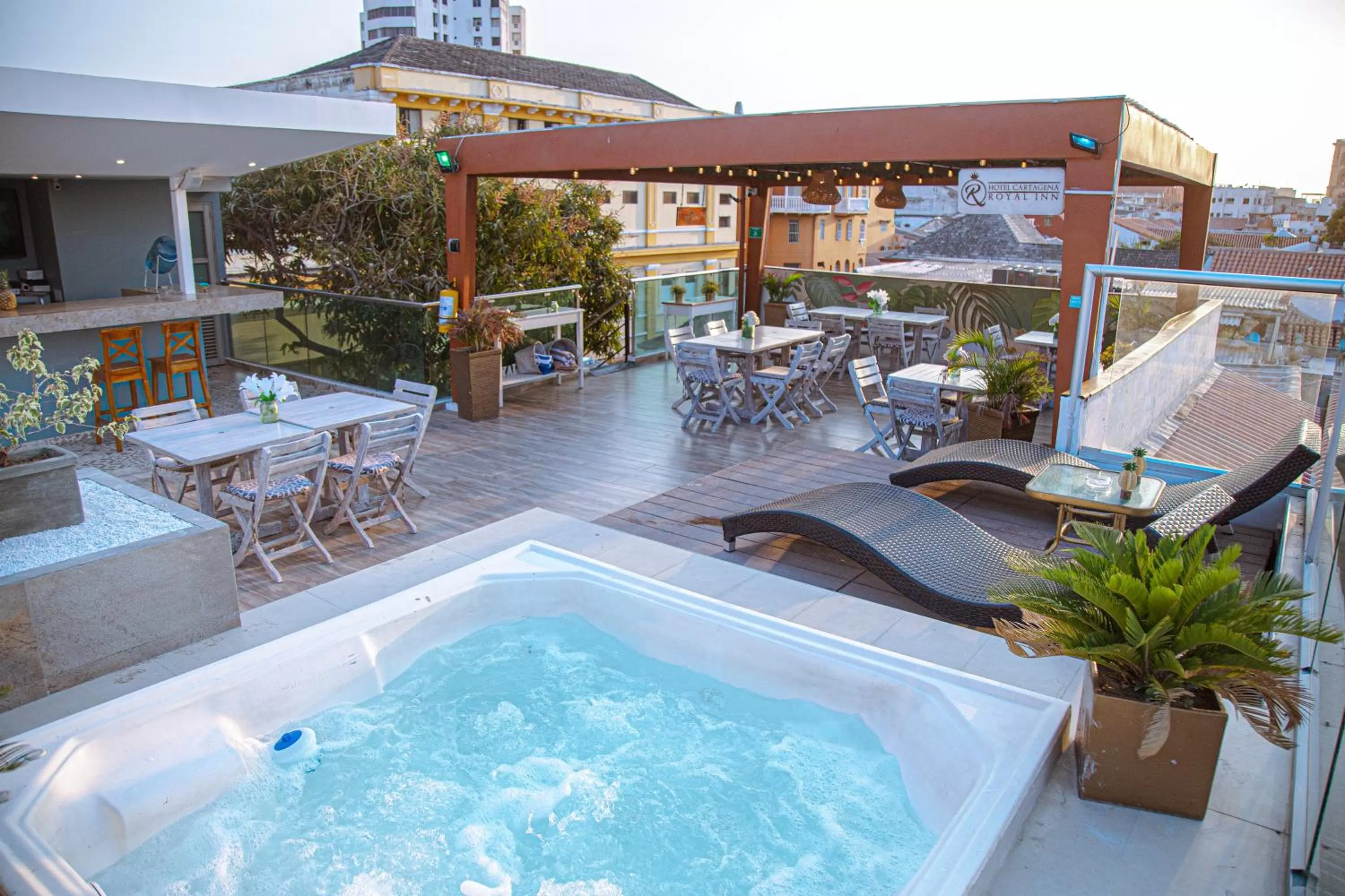 Hot Tub in Cartagena Royal Hotel Boutique