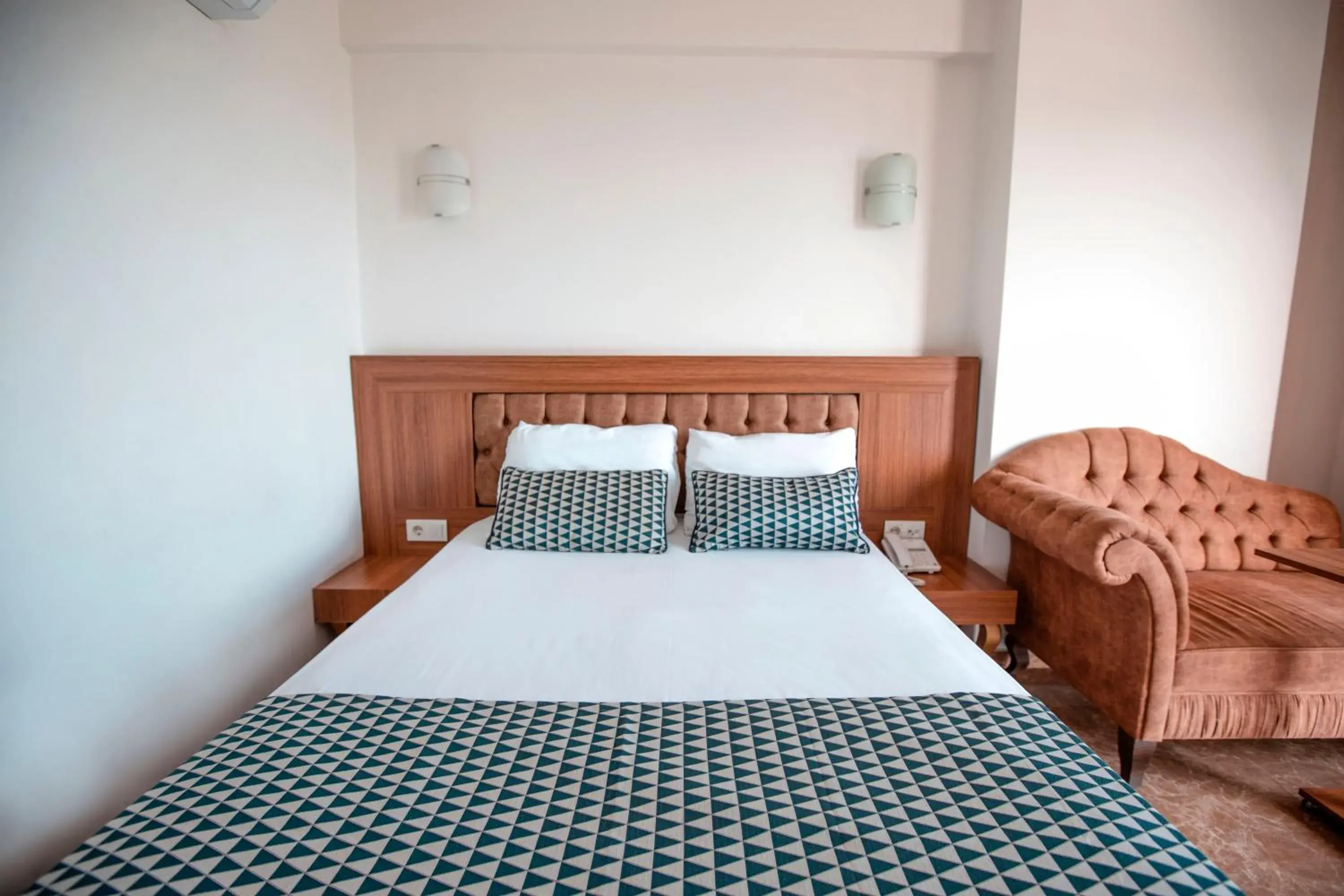 Bed in Kristal Beach Hotel