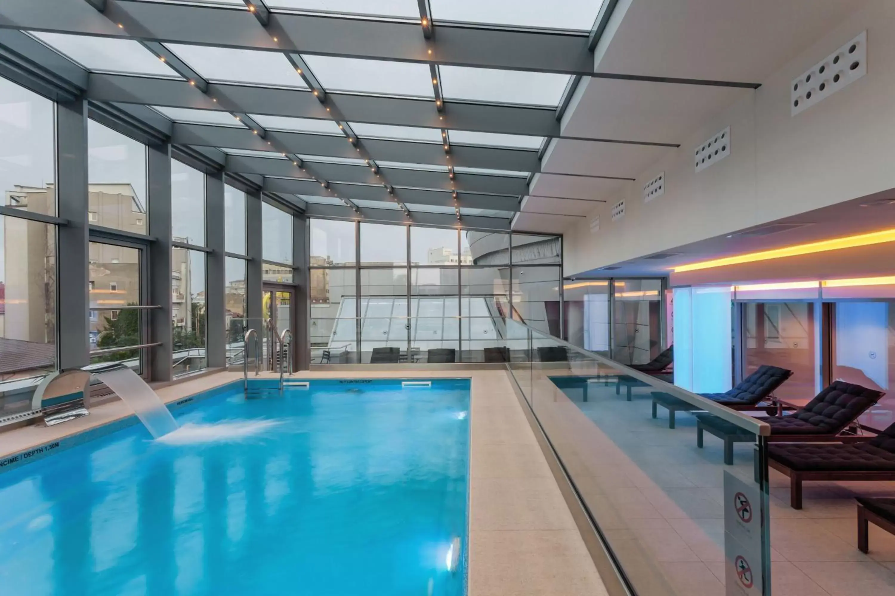 Swimming Pool in Sheraton Bucharest Hotel