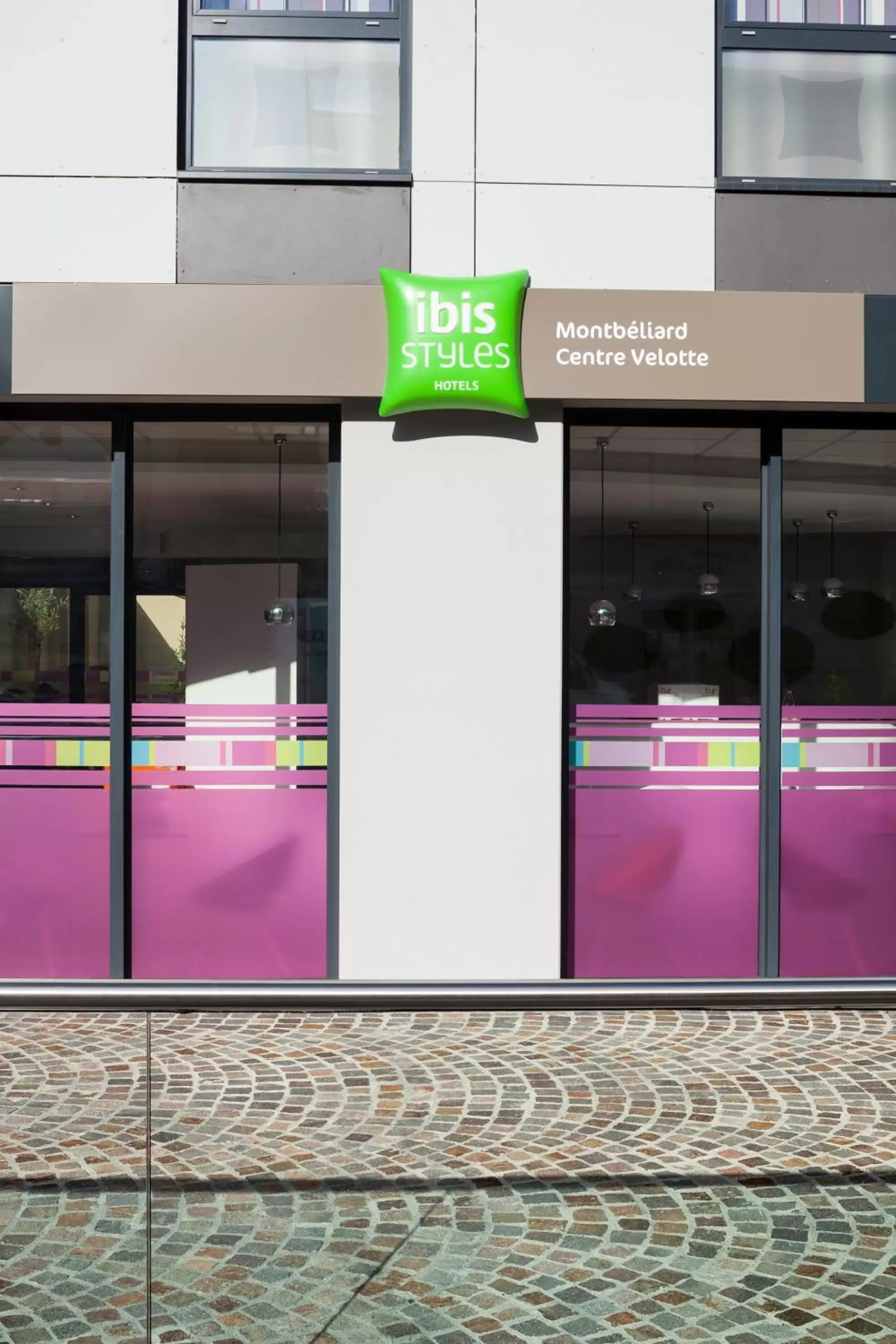Facade/entrance in ibis Styles Montbéliard Facade/entrance in ibis Styles Montbéliard