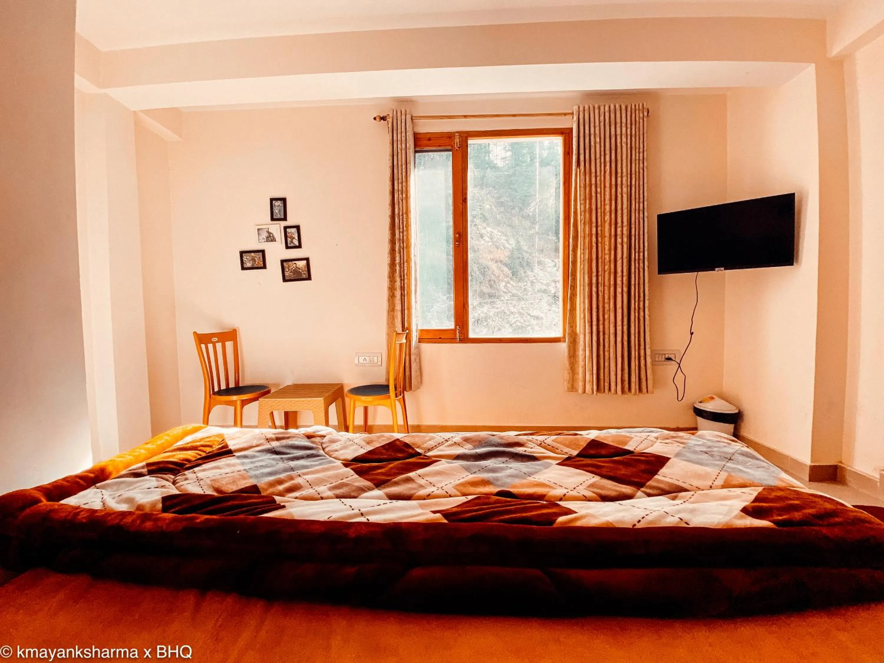 Photo of the whole room, Bed in Backpackers Headquarter Manali