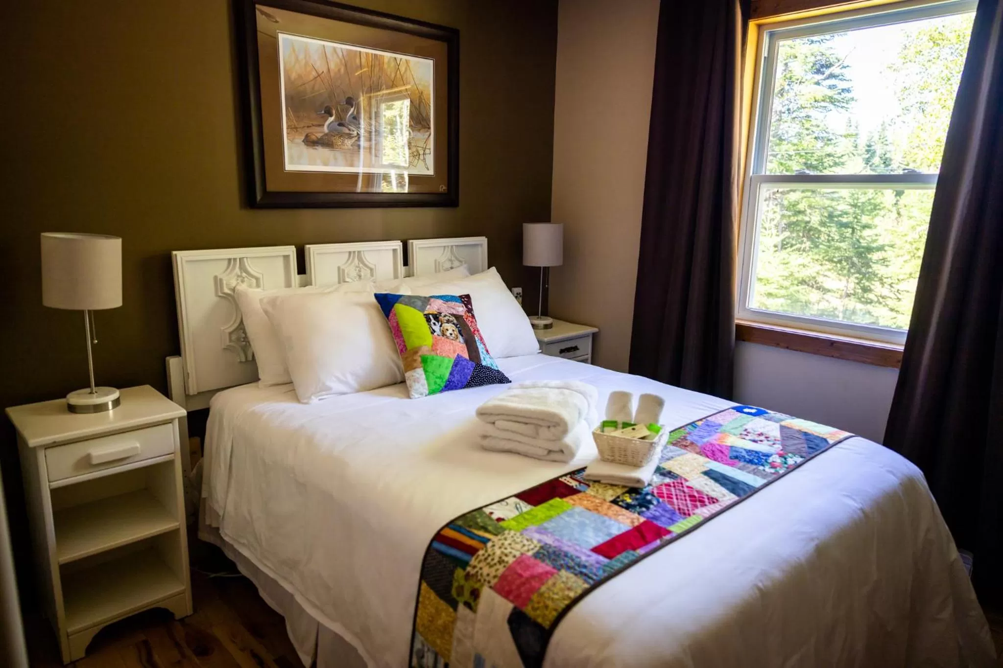 Bed in Upper Humber Settlement a FarmStay B&B