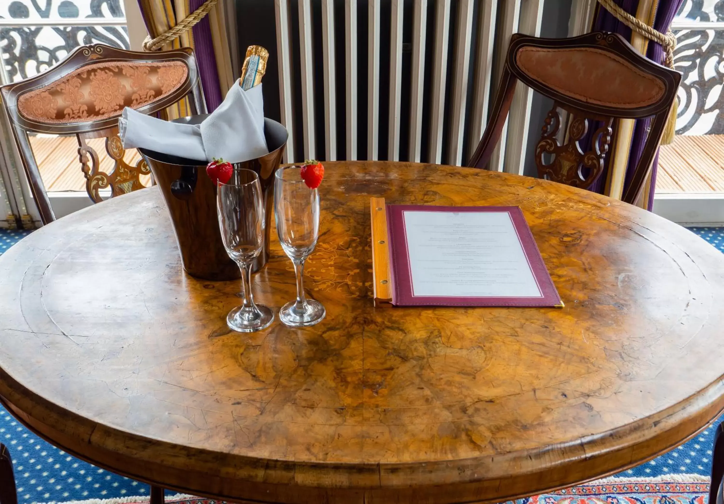 Seating area in The Central Hotel