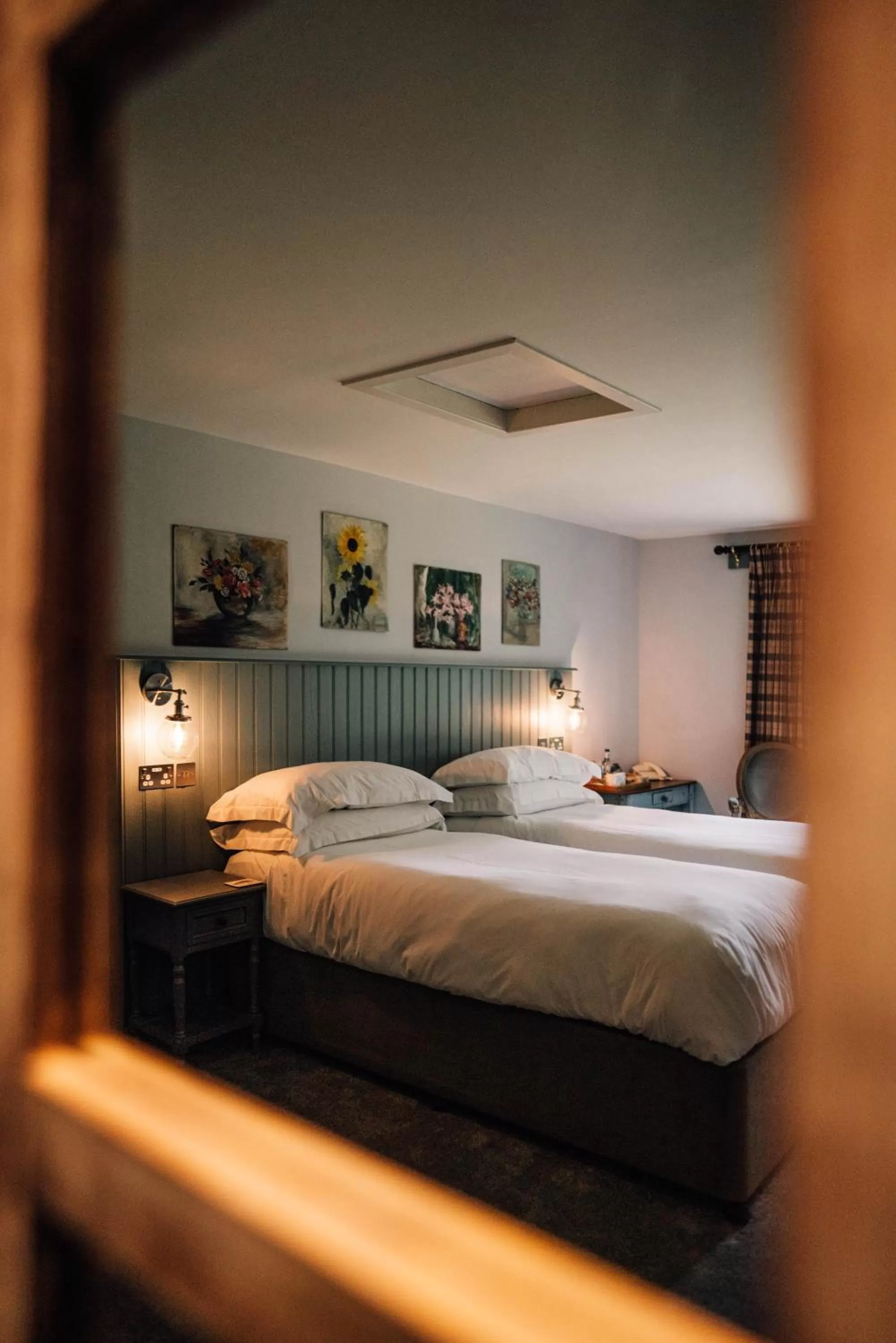 Bedroom, Bed in Forss House