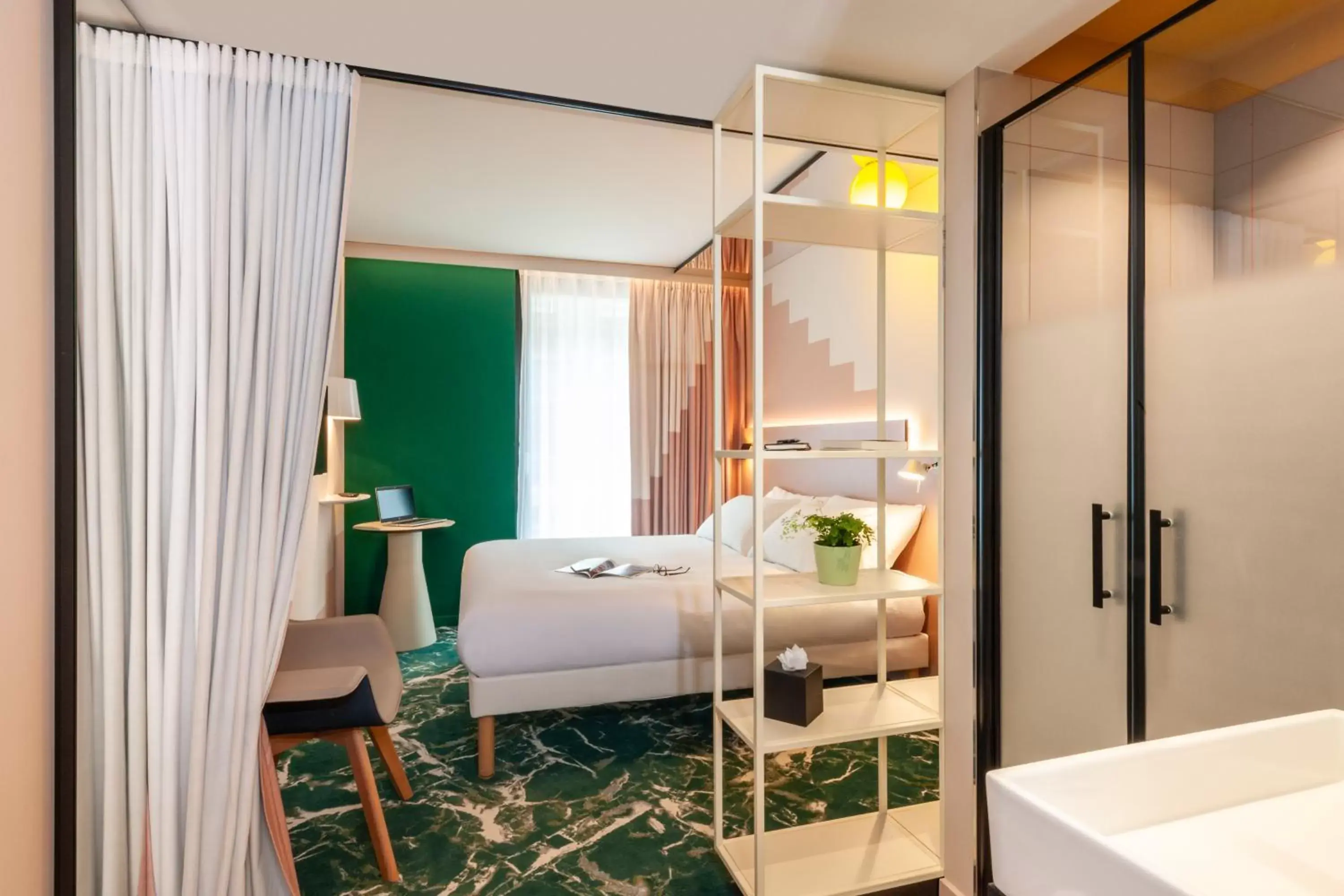 Bedroom, Bathroom in ibis Styles Zurich City Center