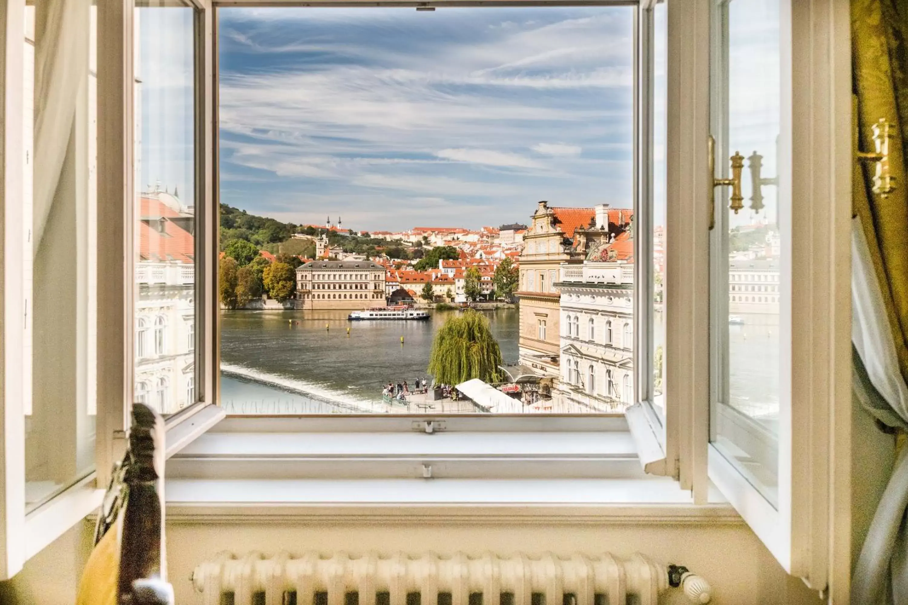 Decorative detail in Charles Bridge Palace