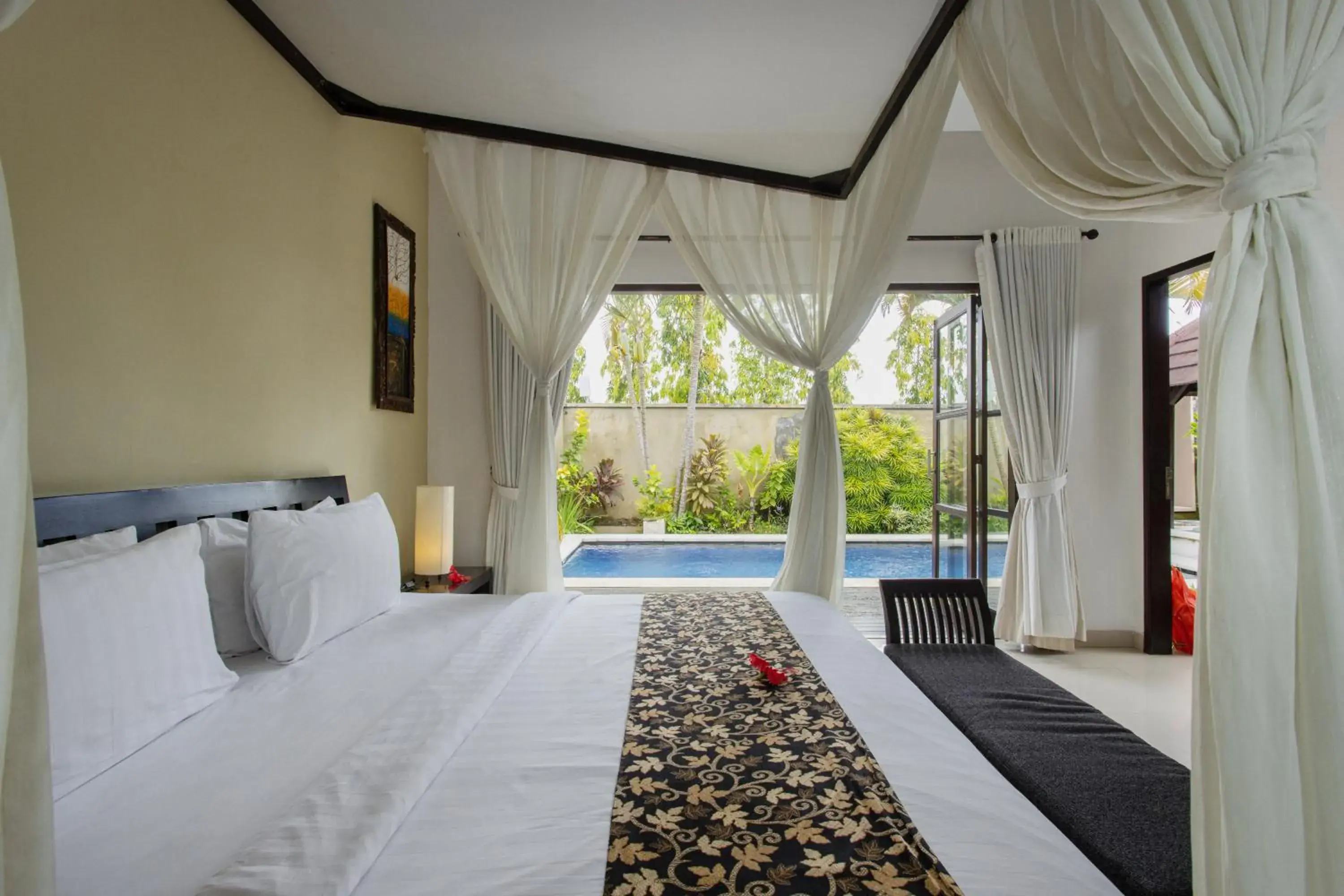 Bed in The Bidadari Villas and Spa Umalas - Seminyak Bed in The Bidadari Villas and Spa Umalas - Seminyak