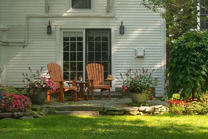 Patio in Camden Maine Stay Inn