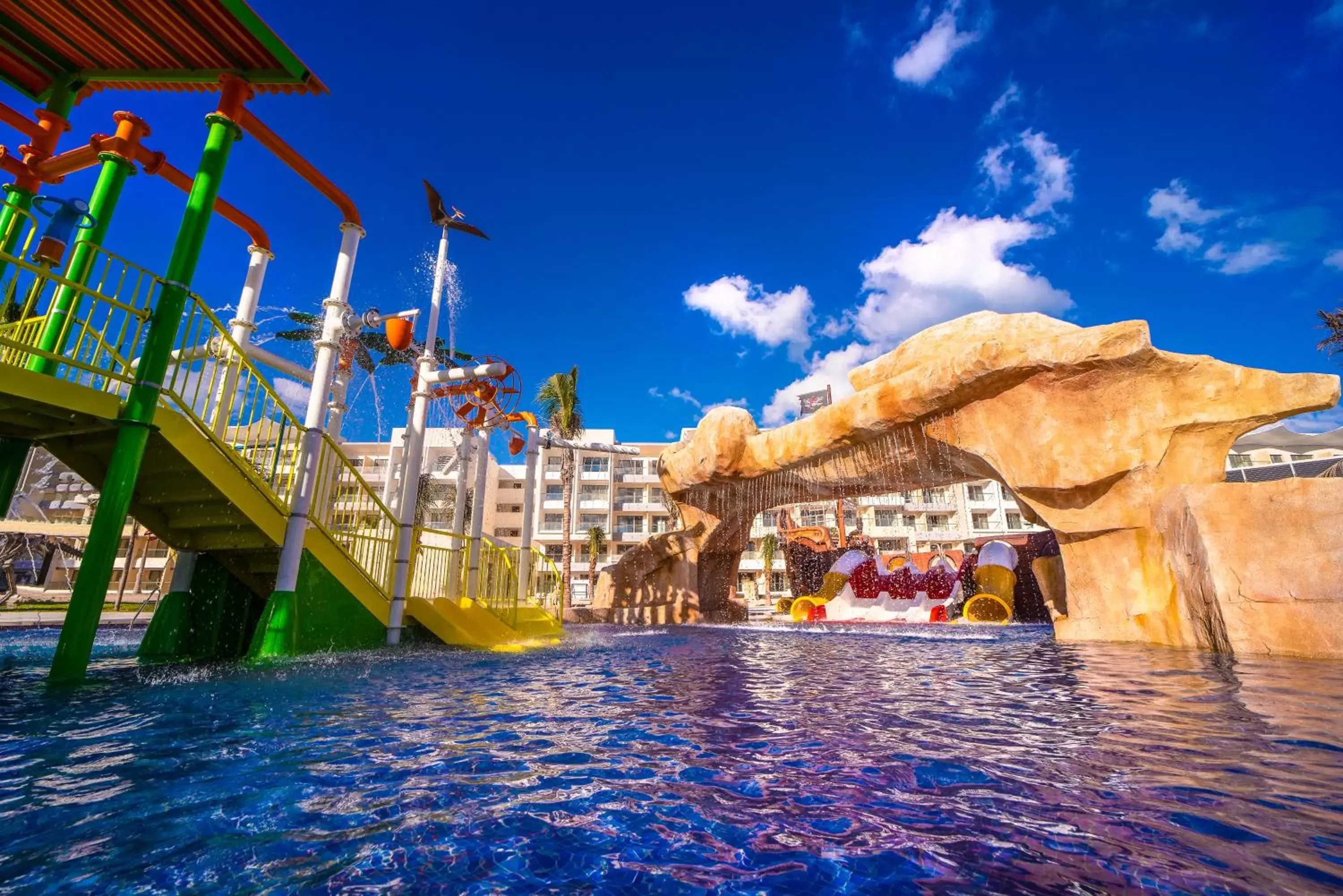 Aqua park in Planet Hollywood Cancun, An Autograph Collection All-Inclusive Resort