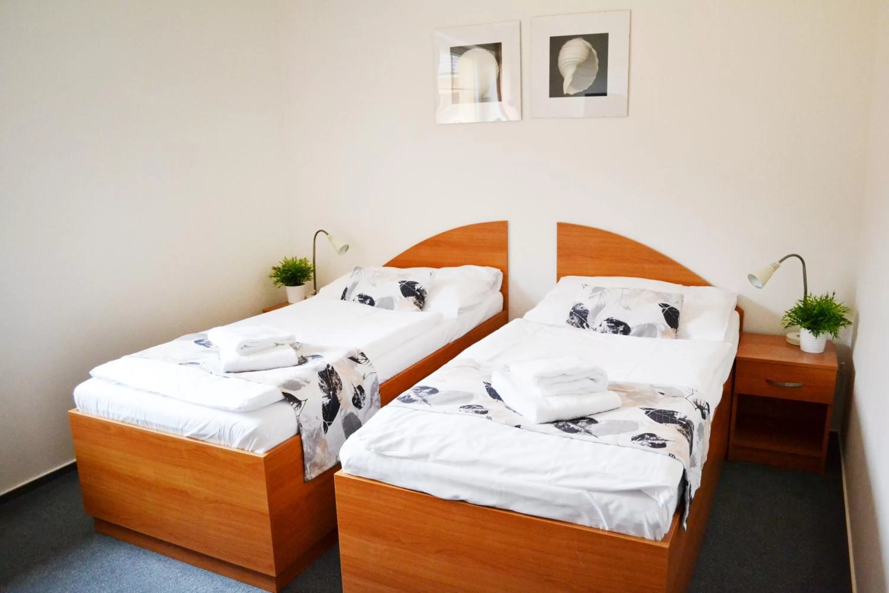 Bed in Hotel S-centrum