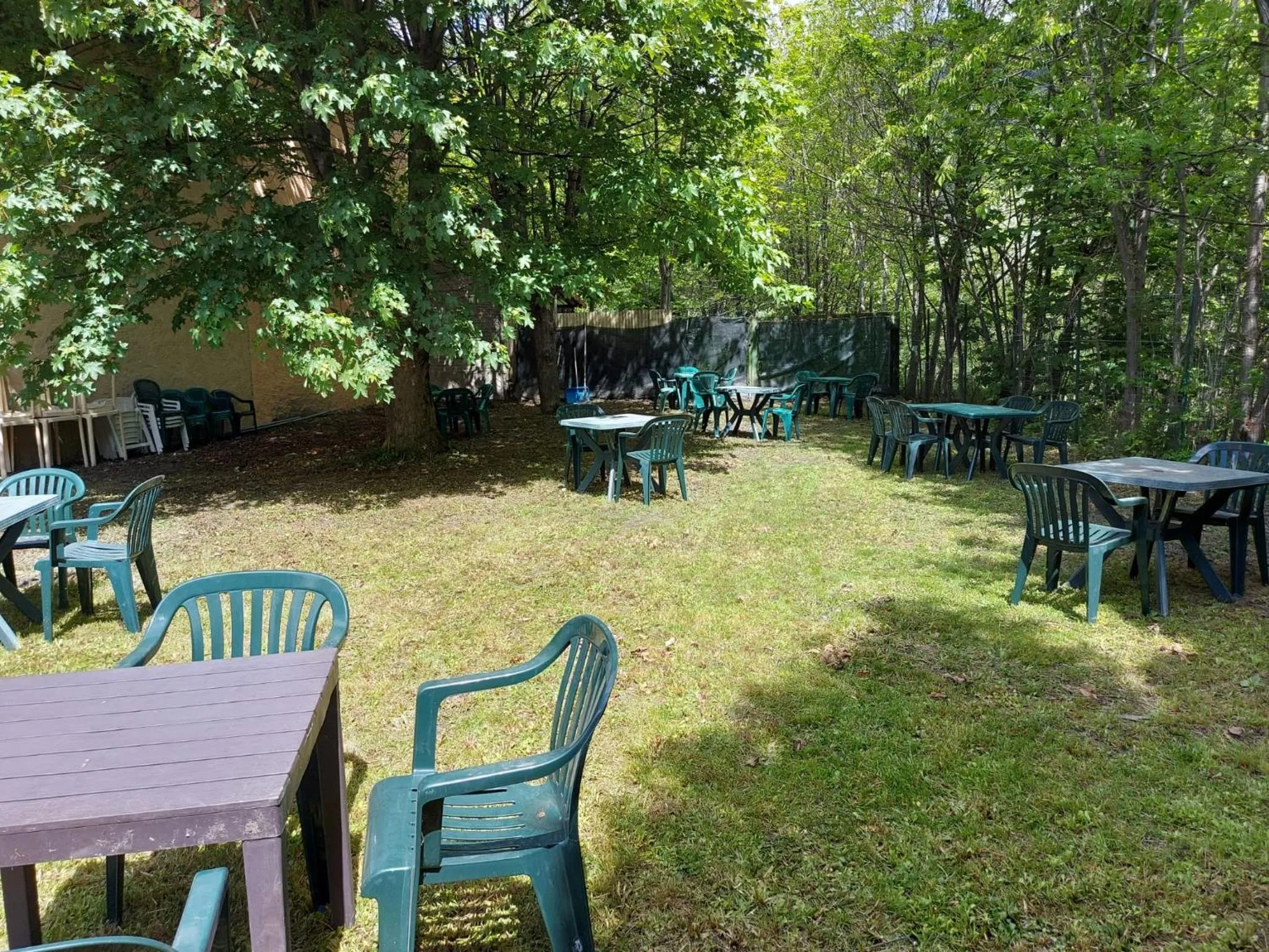 Garden view in Hotel Sommeiller