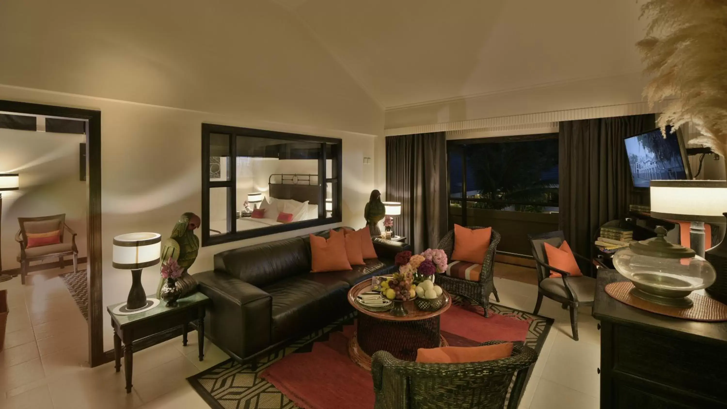 Living room in Shinta Mani Angkor & Bensley Collection Pool Villas