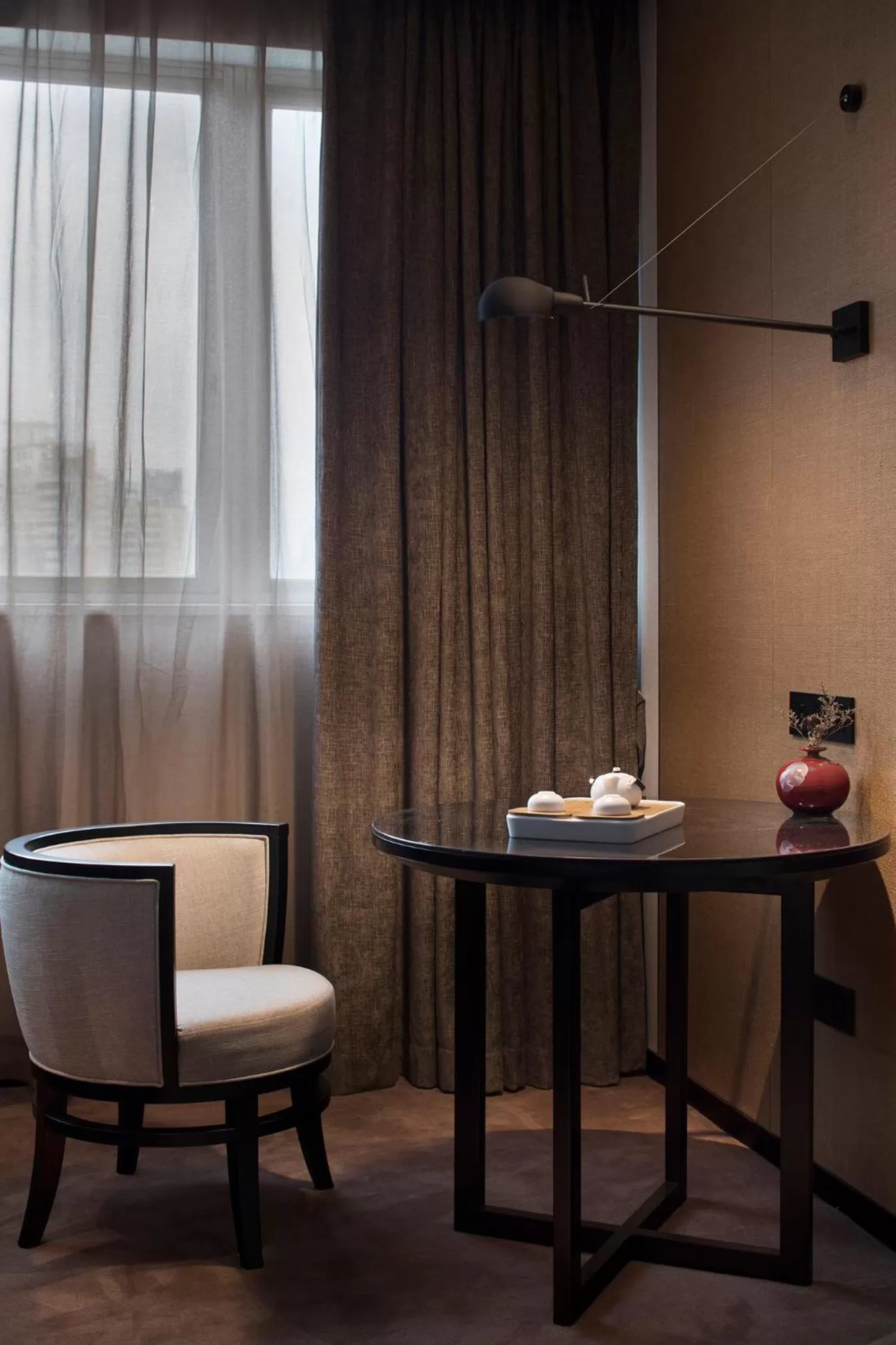 Seating area in Paco Hotel Dongpu Guanghzou -Free Shuttle Bus for Canton Fair