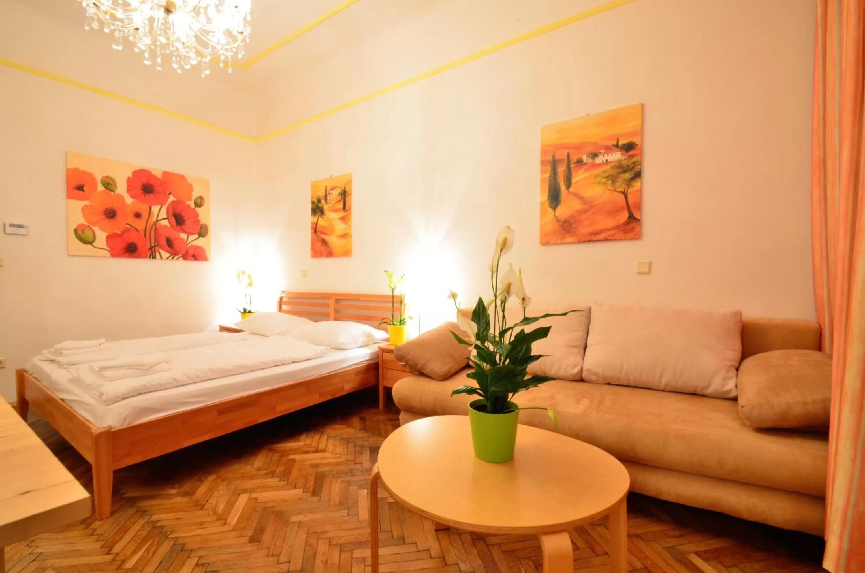 Bed in AJO Apartments - Messe City Flat - Self-Check-in