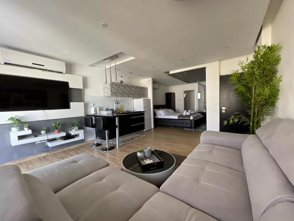 Seating Area in Lev Eilat Suites