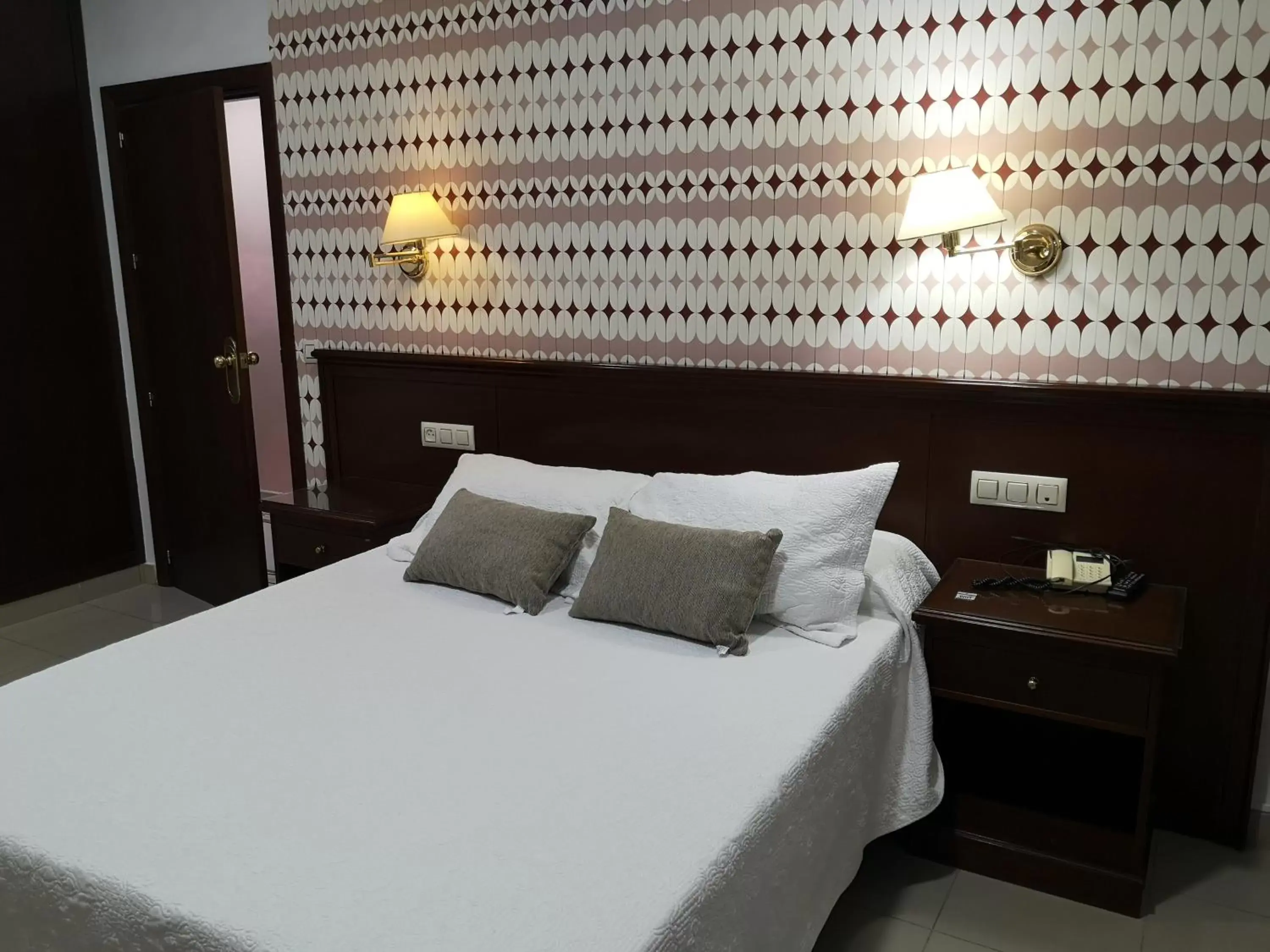 Bed in Hotel Veracruz