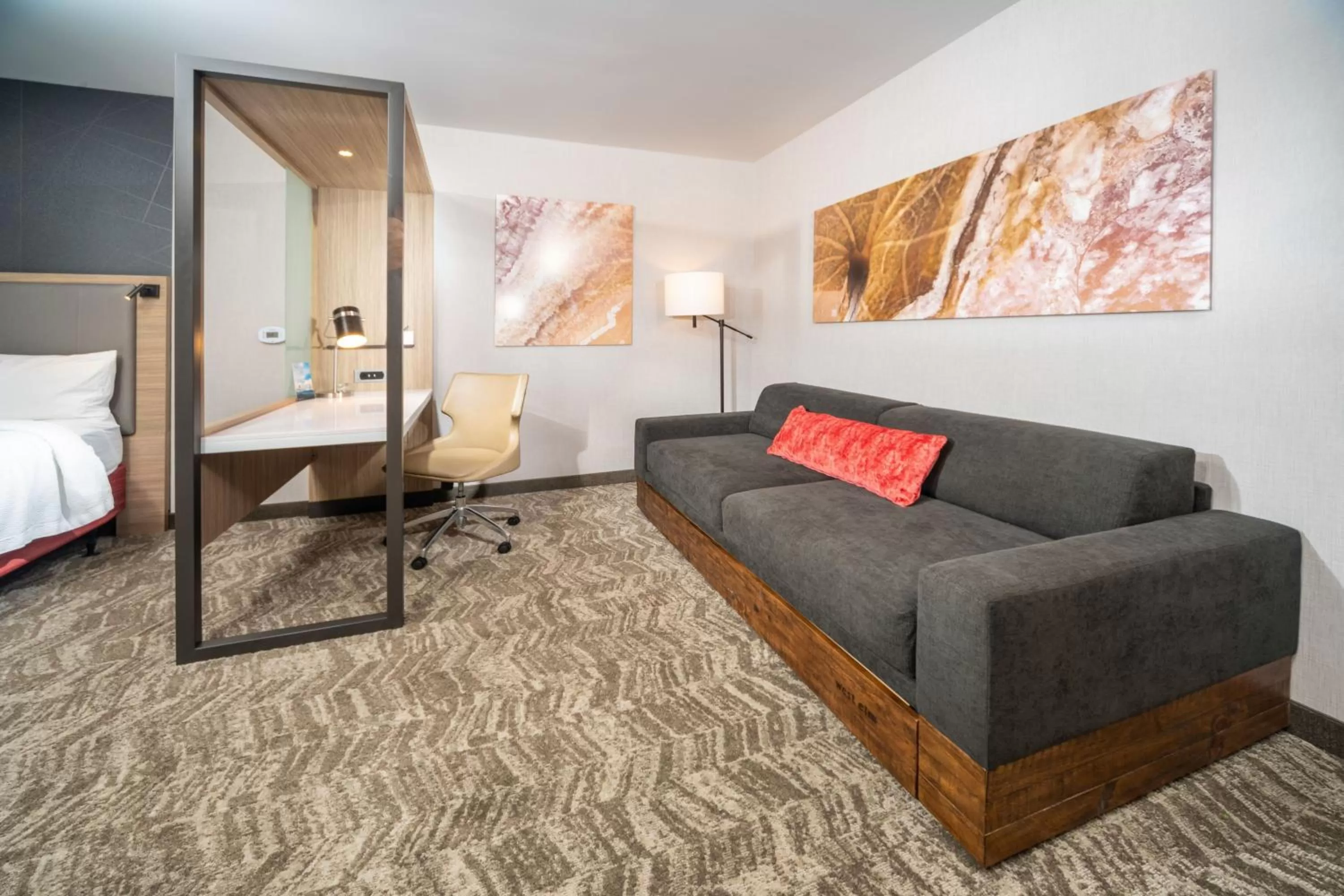 Suite with Two Queen Beds and Trundle Bed - Hearing Accessible in SpringHill Suites by Marriott Kenosha