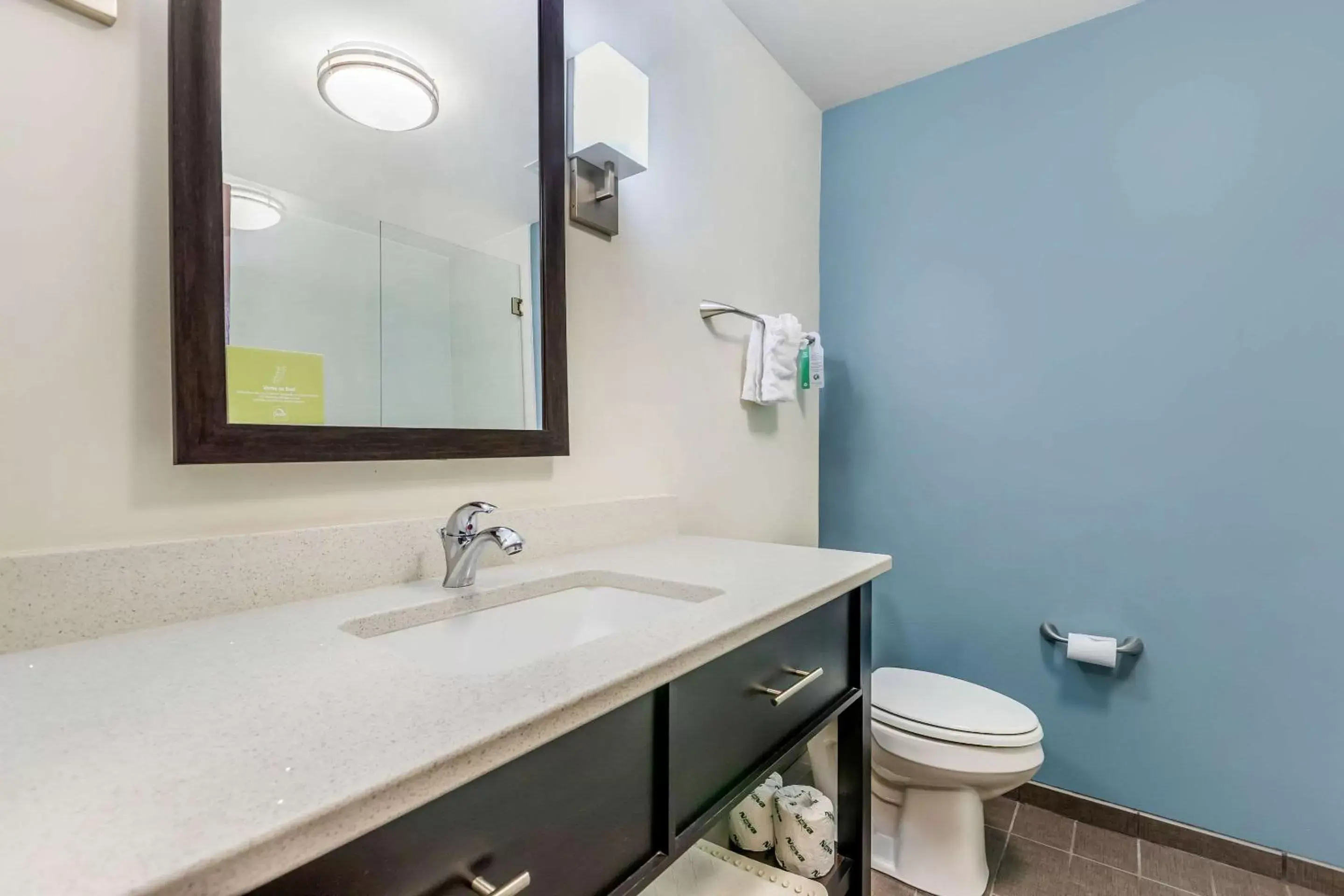 Photo of the whole room, Bathroom in Sleep Inn & Suites Ames near ISU Campus